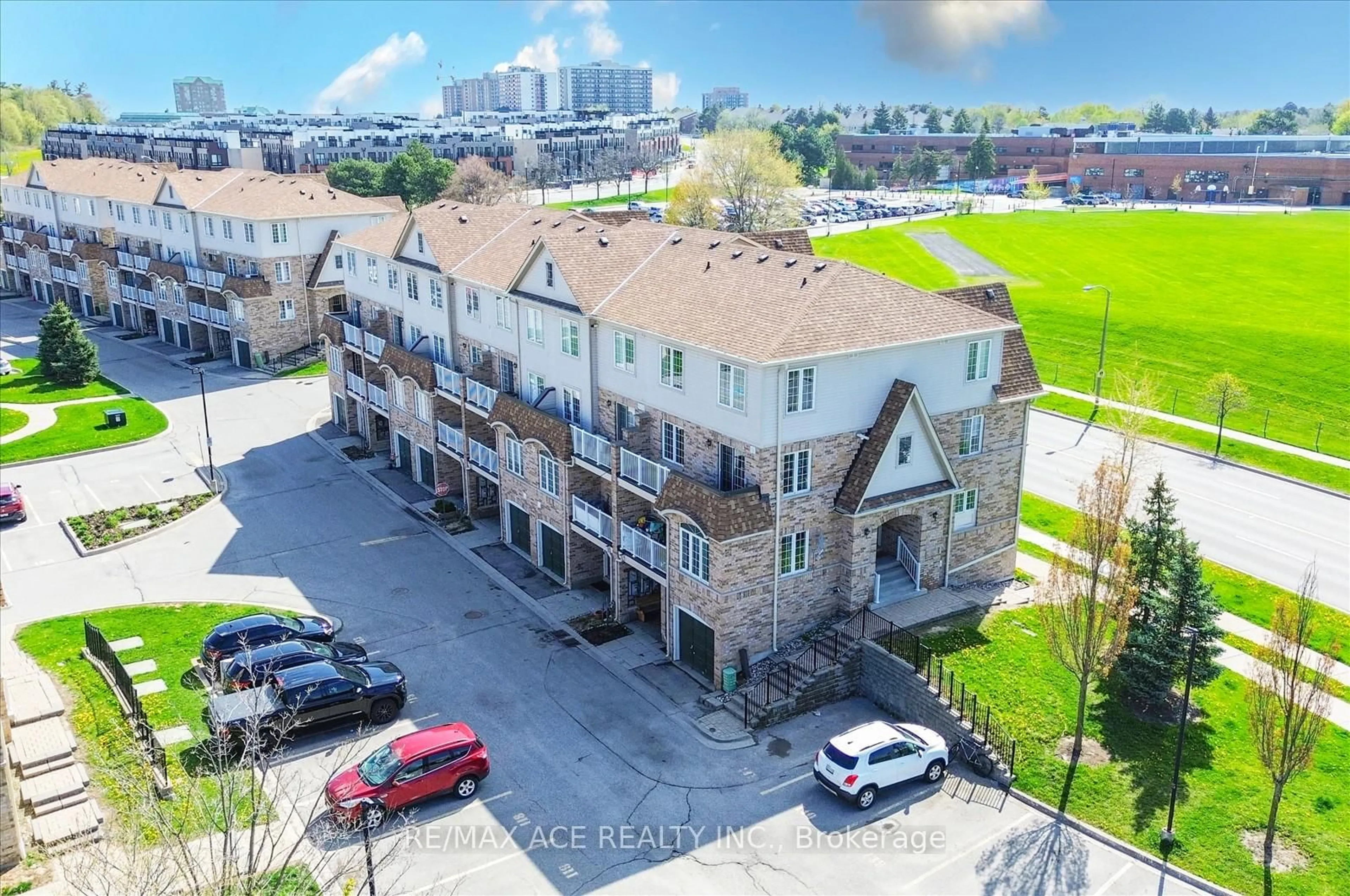 A pic from outside/outdoor area/front of a property/back of a property/a pic from drone, unknown for 200 Mclevin Ave #20, Toronto Ontario M1B 6C6