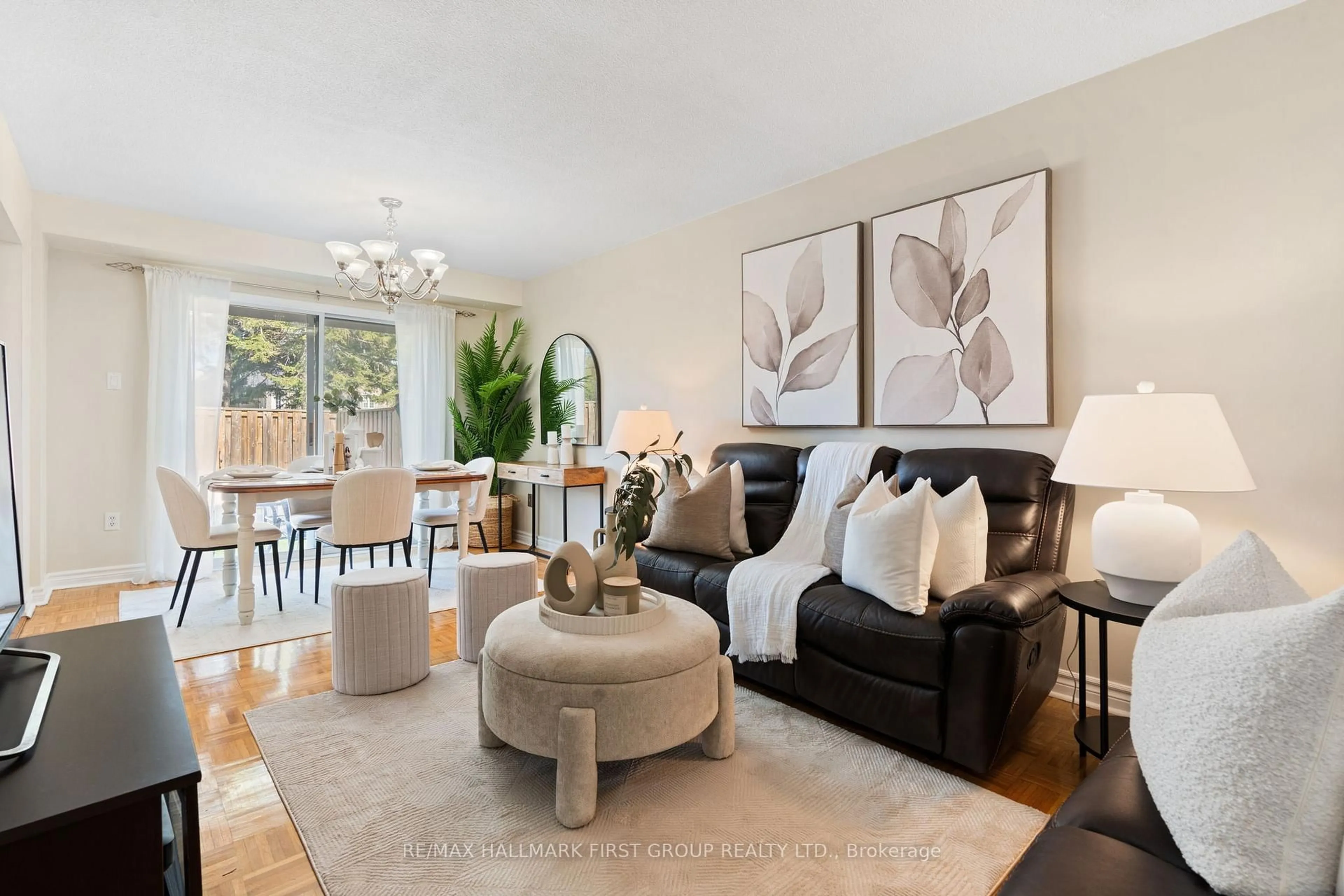 Living room with furniture, unknown for 611 Galahad Dr #47, Oshawa Ontario L1K 1M1