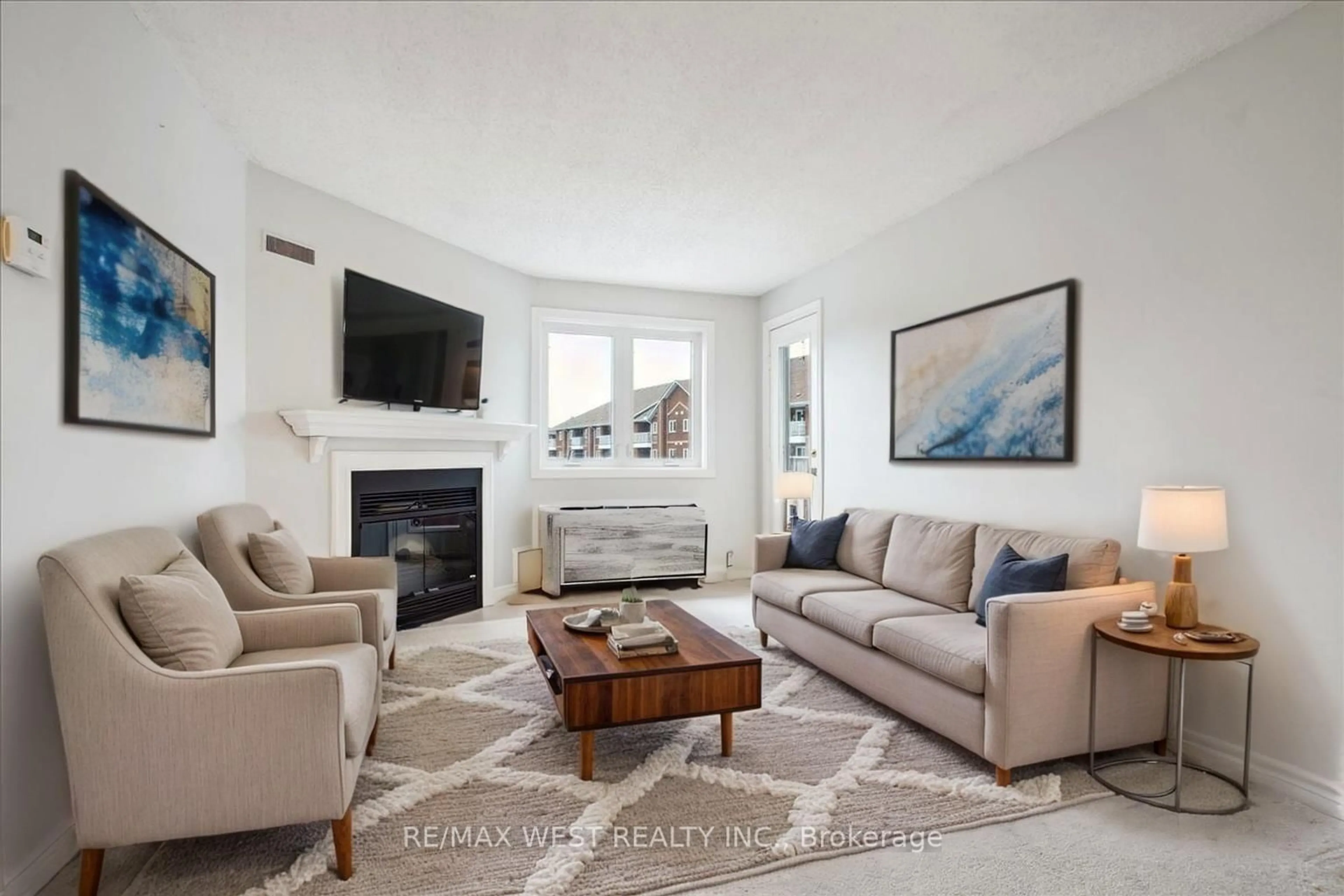 Living room with furniture, unknown for 193 Lake Driveway N/A #312, Ajax Ontario L1S 7H8