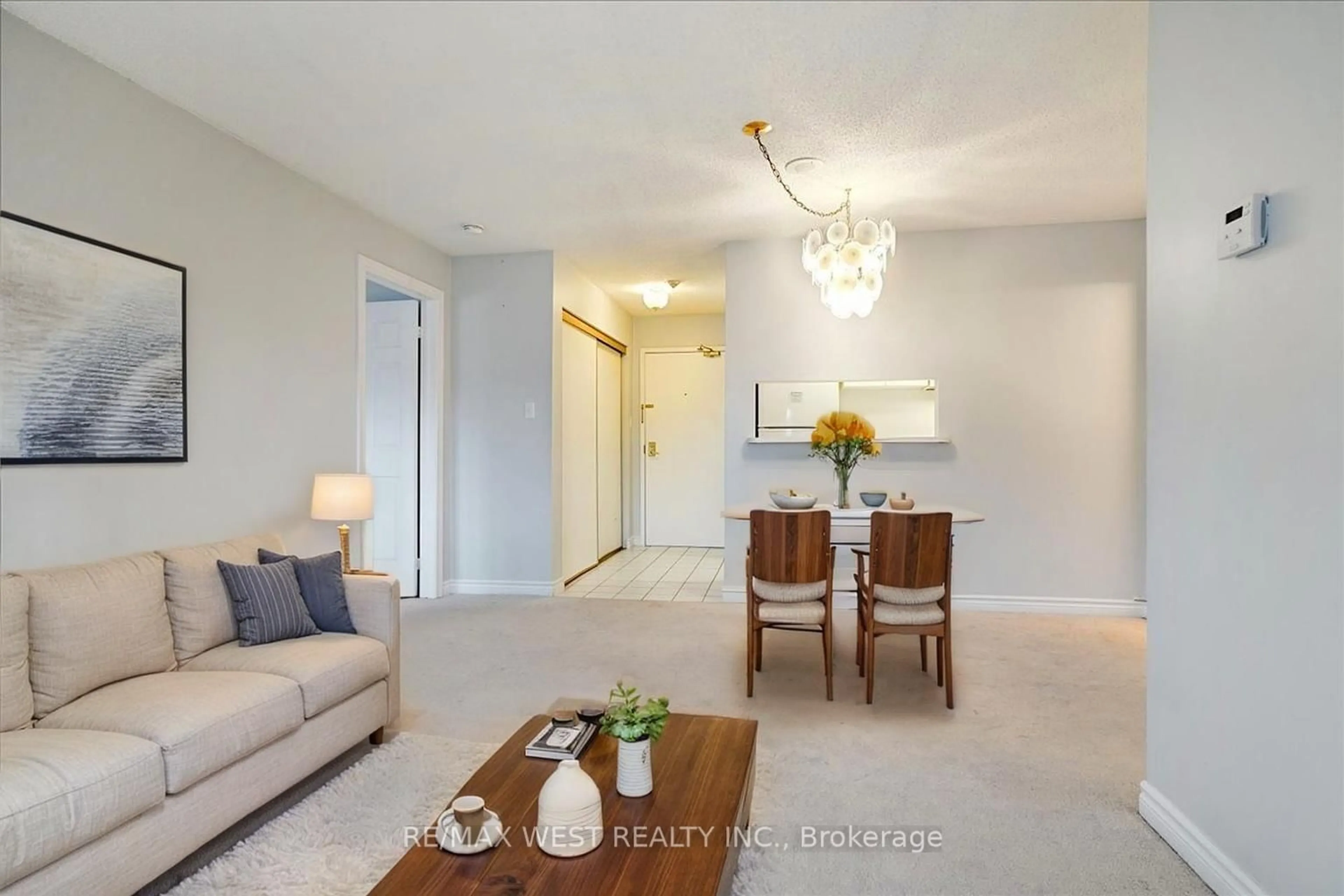 Living room with furniture, unknown for 193 Lake Driveway N/A #312, Ajax Ontario L1S 7H8