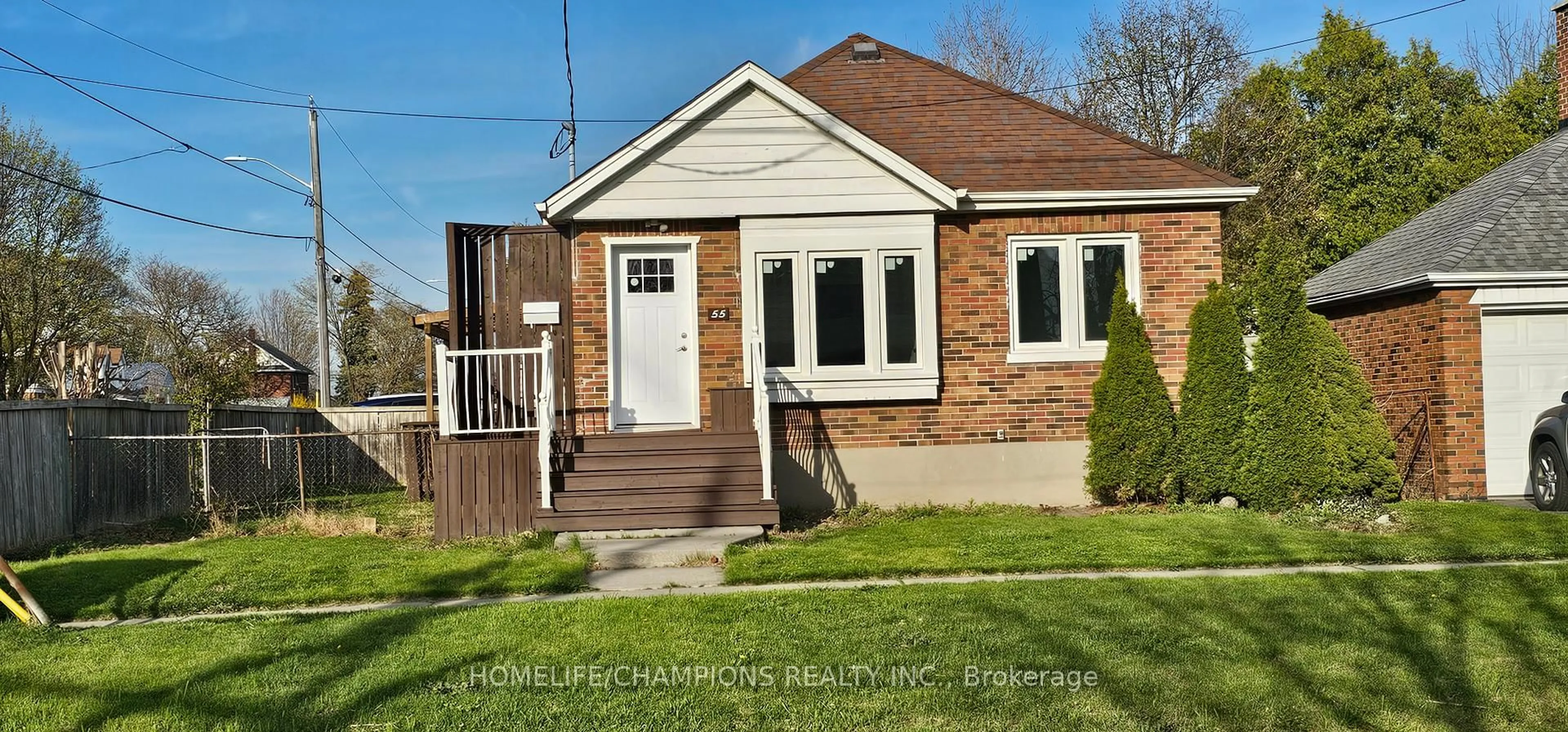 Home with brick exterior material, street for 55 Central Park Blvd, Oshawa Ontario L1G 5Y3