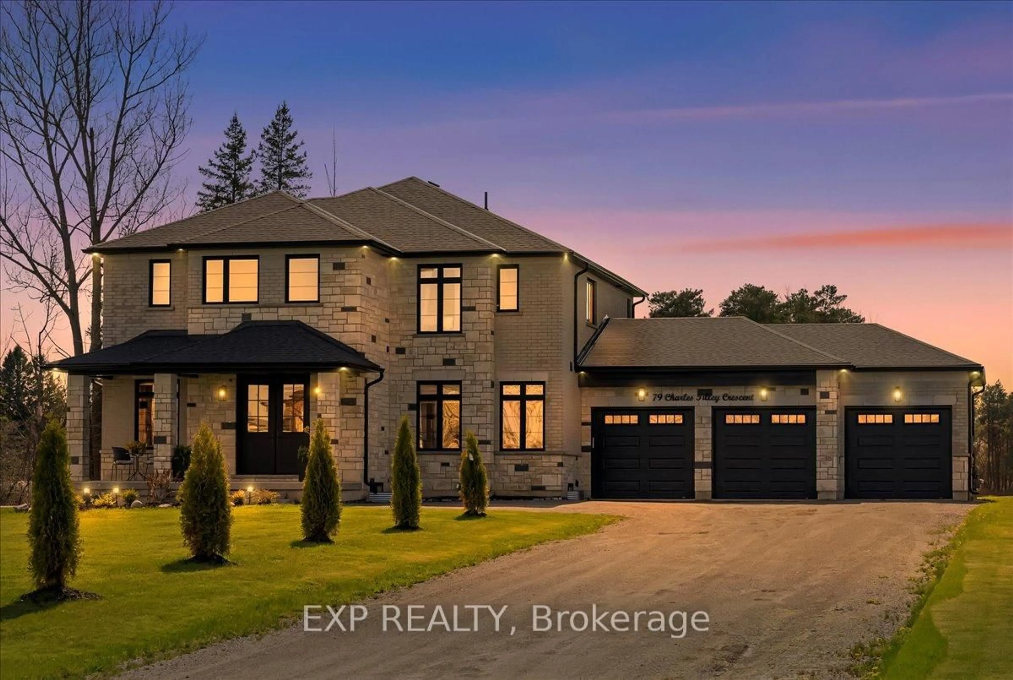 Home with brick exterior material, street for 79 Charles Tilley Cres, Clarington Ontario L0A 1J0