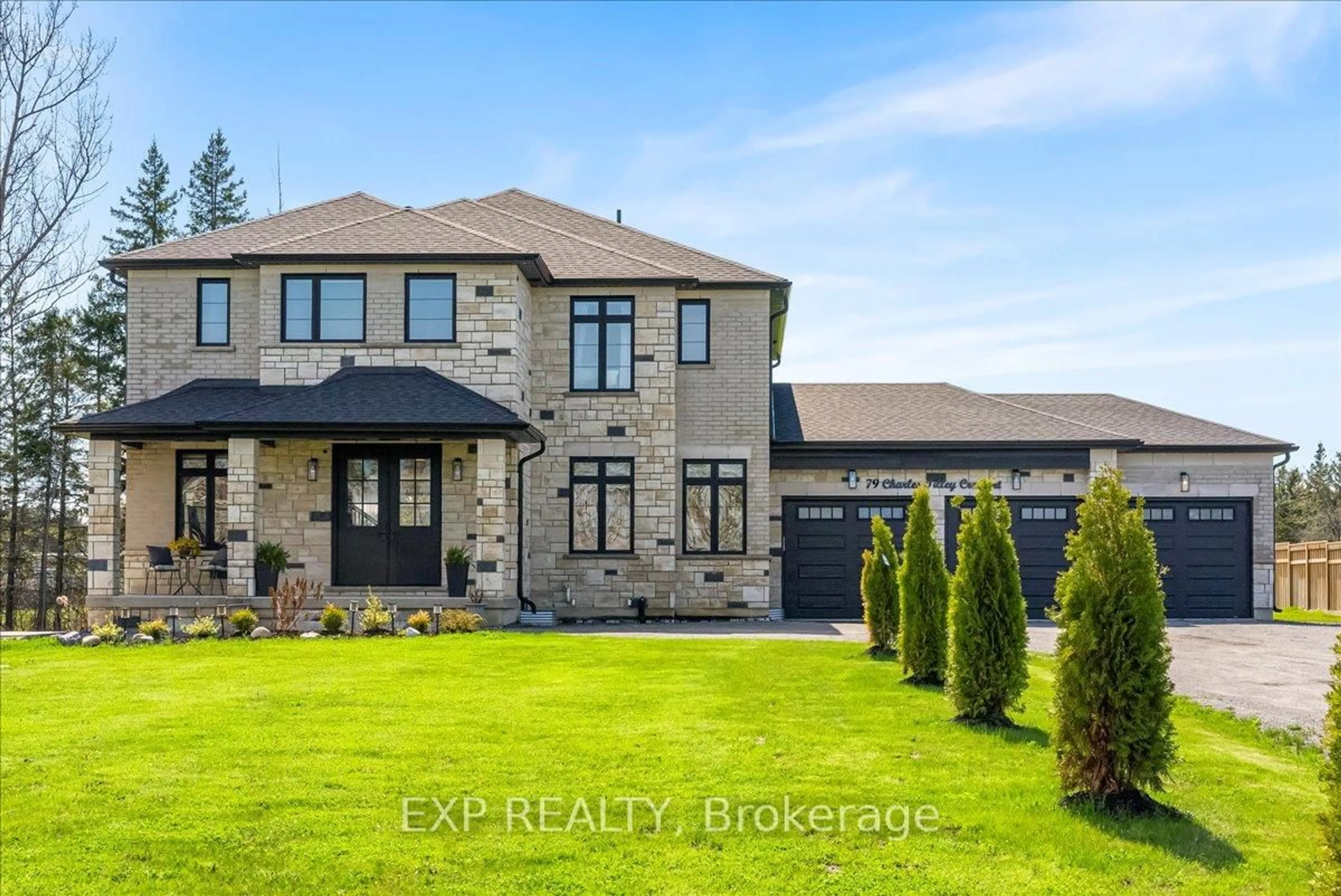 Home with brick exterior material, unknown for 79 Charles Tilley Cres, Clarington Ontario L0A 1J0