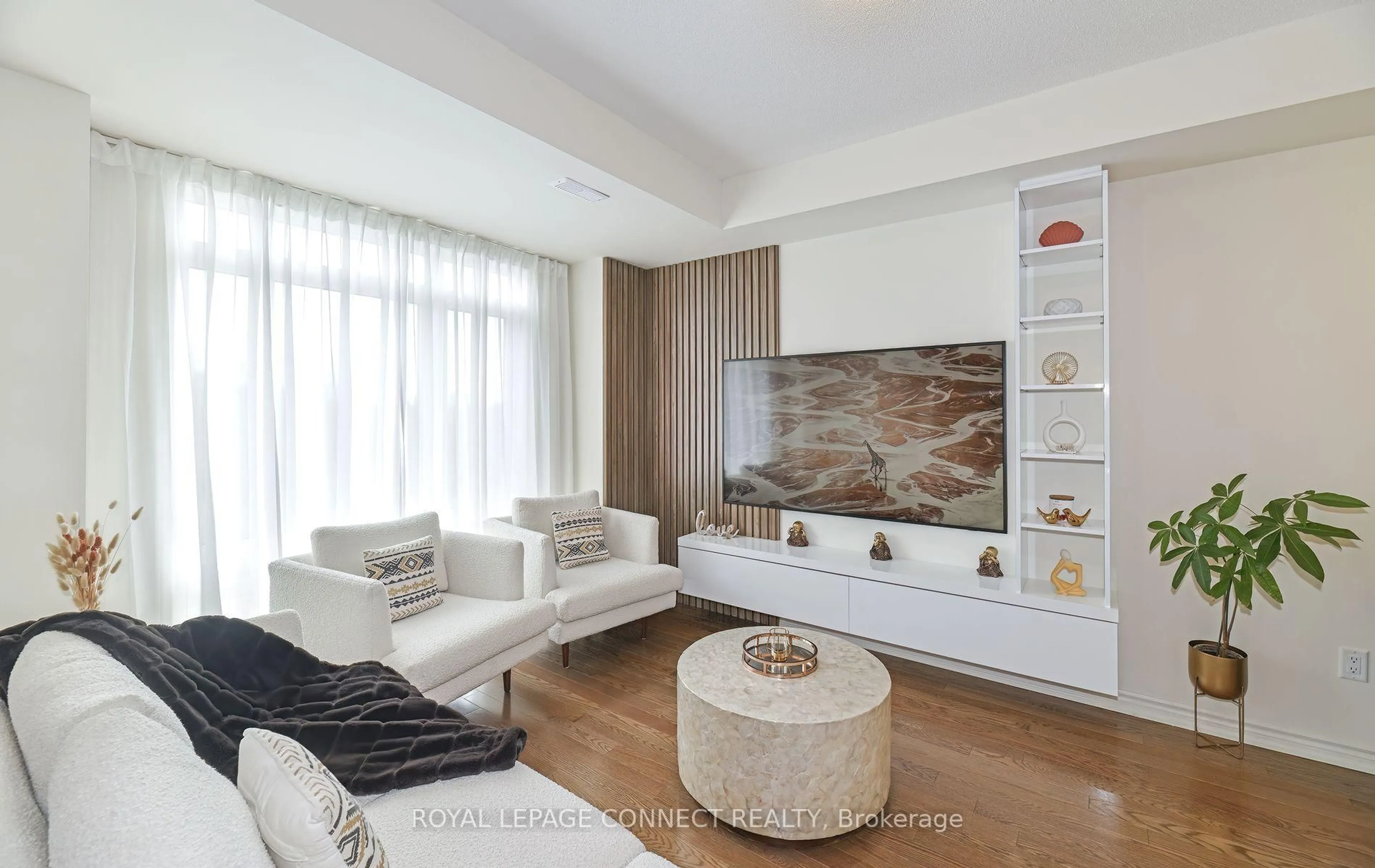 Living room with furniture, unknown for 492 Salem Rd #06, Ajax Ontario L1S 7S9