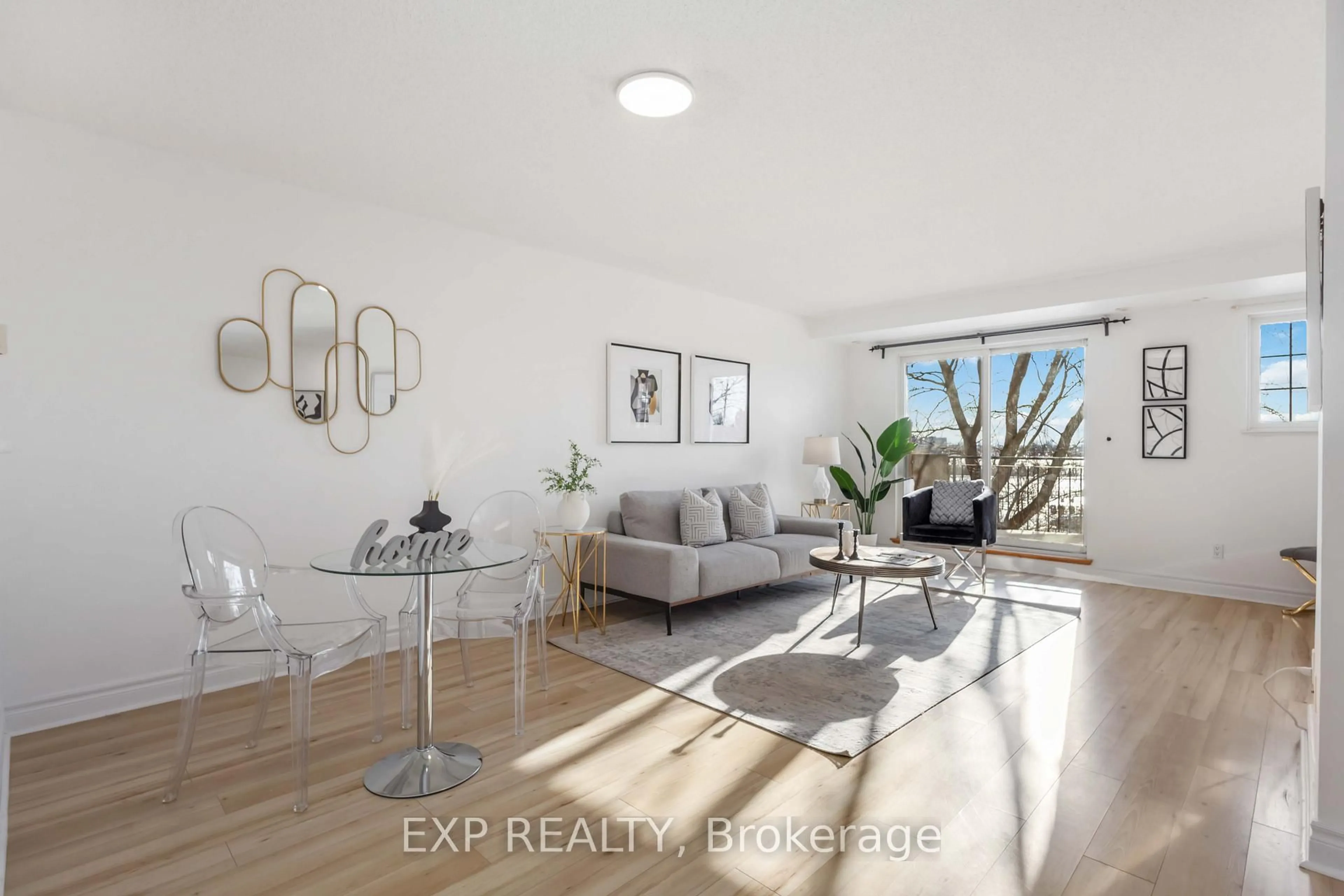Living room with furniture, unknown for 1881 Mcnicoll Ave #728, Toronto Ontario M1V 5M2