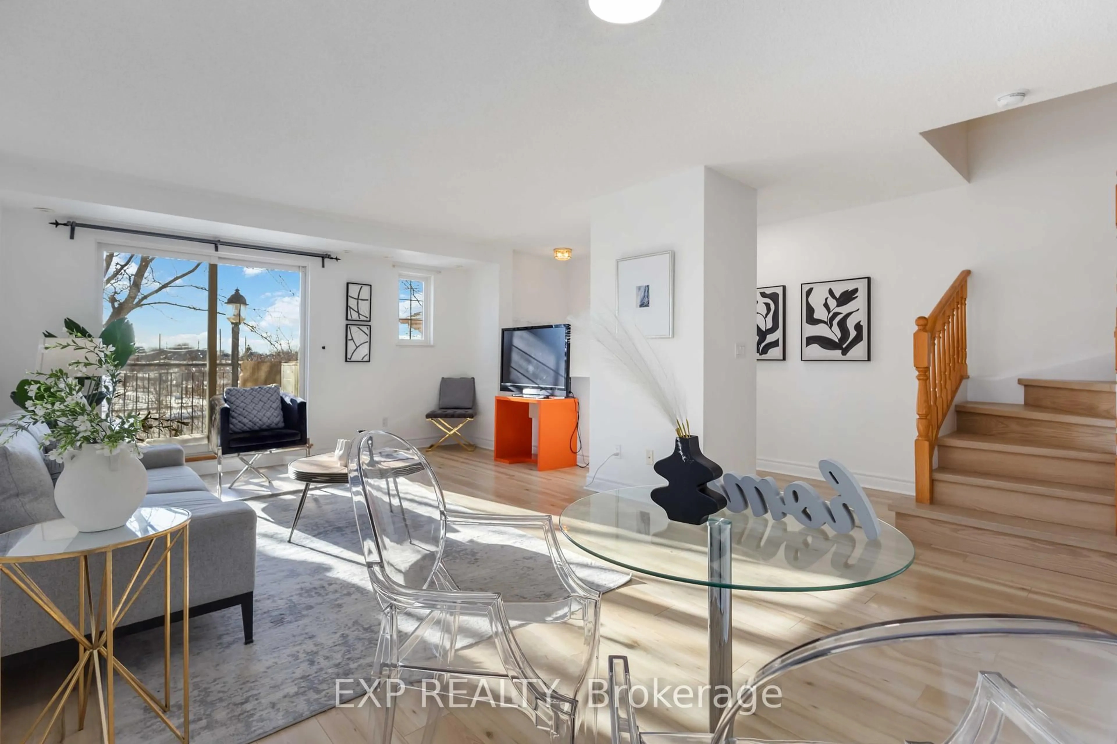Living room with furniture, unknown for 1881 Mcnicoll Ave #728, Toronto Ontario M1V 5M2