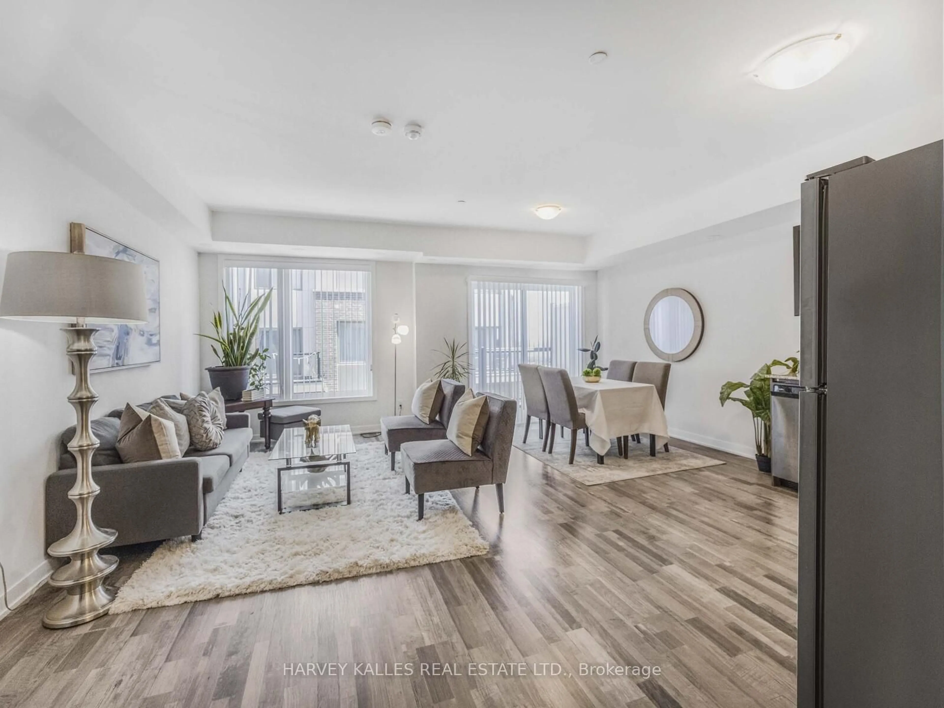 Living room with furniture, unknown for 1460 Whites Rd #404, Pickering Ontario L1V 0E8