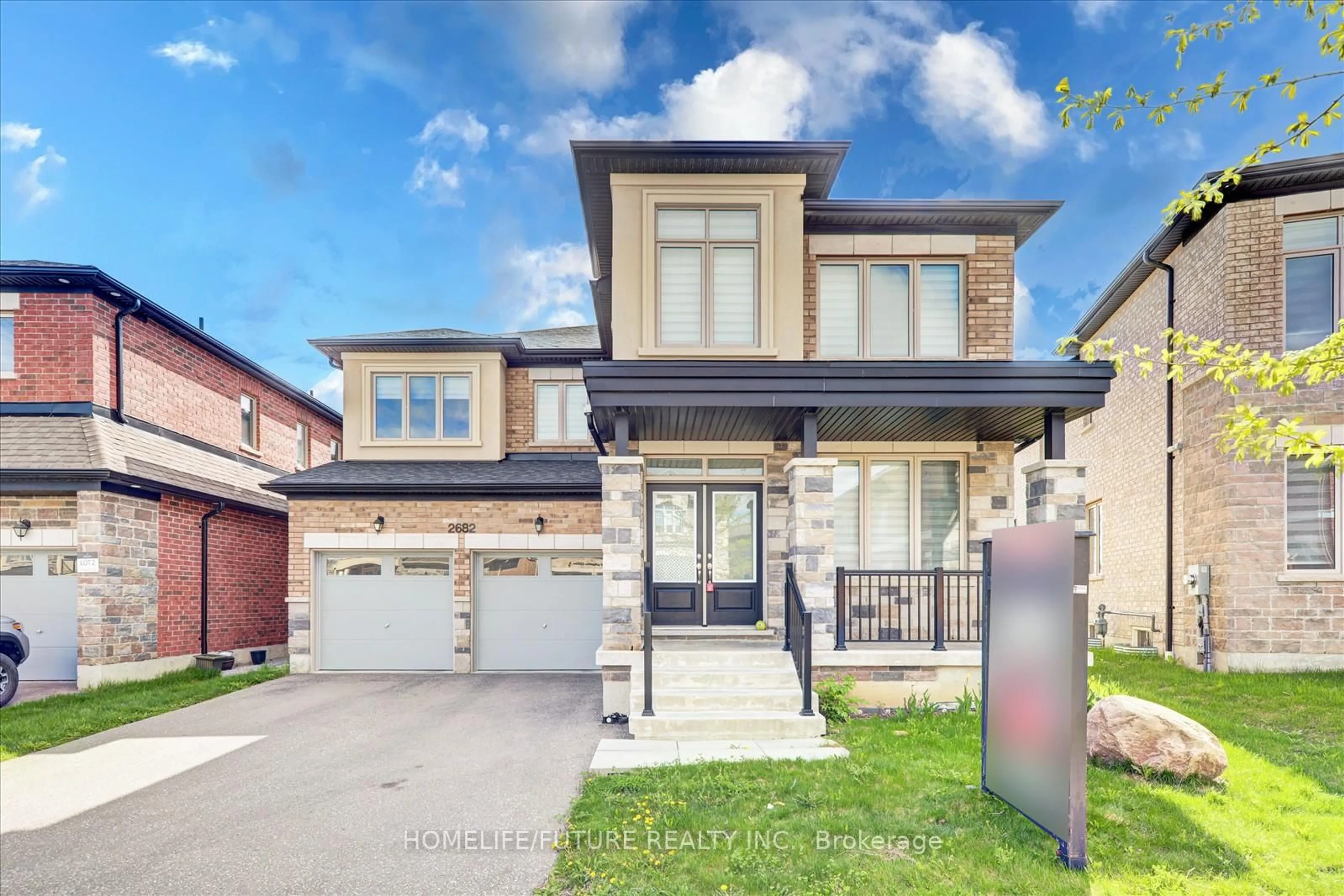 Home with brick exterior material, street for 2682 Sapphire Dr, Pickering Ontario L1X 0G6