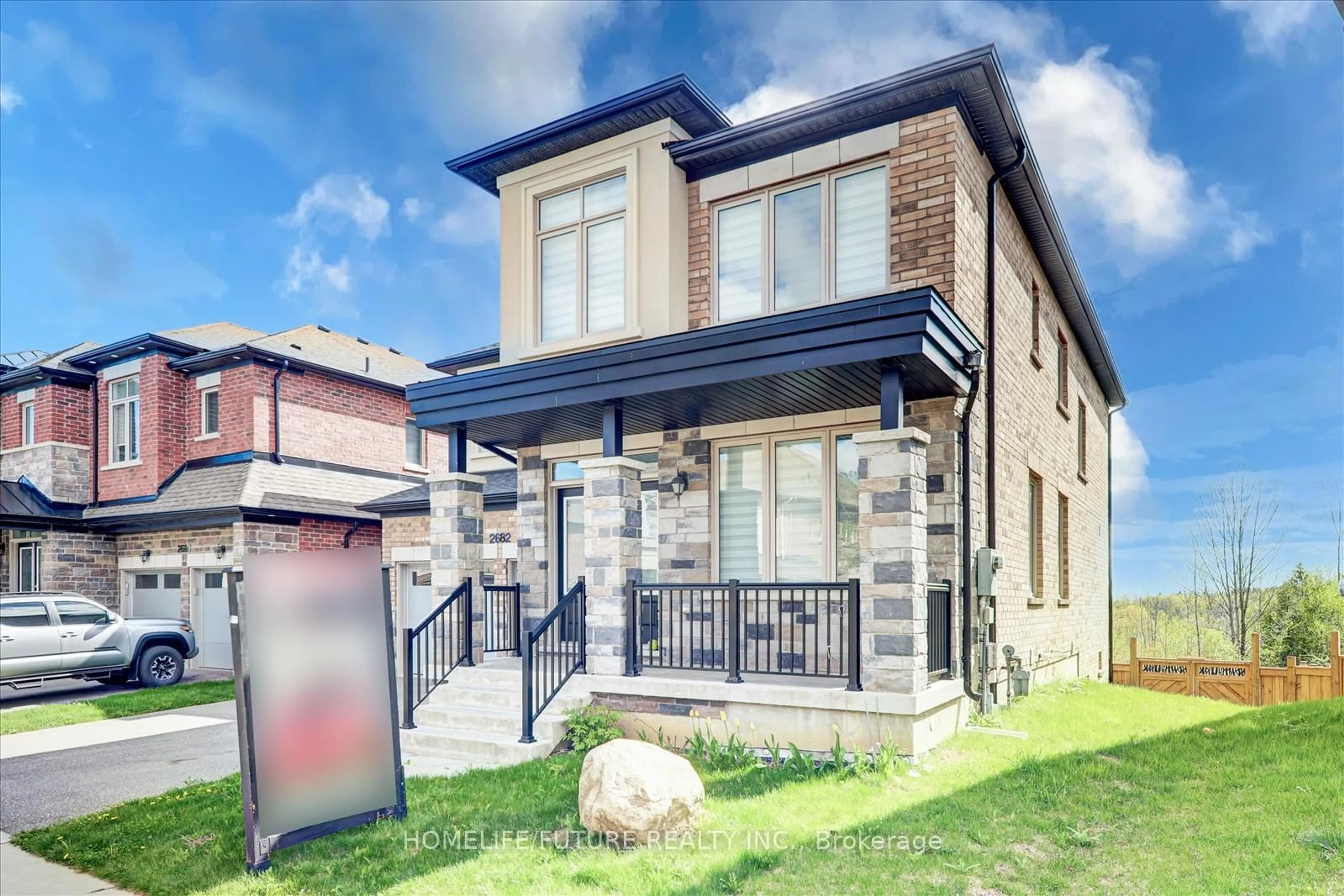 Home with brick exterior material, street for 2682 Sapphire Dr, Pickering Ontario L1X 0G6
