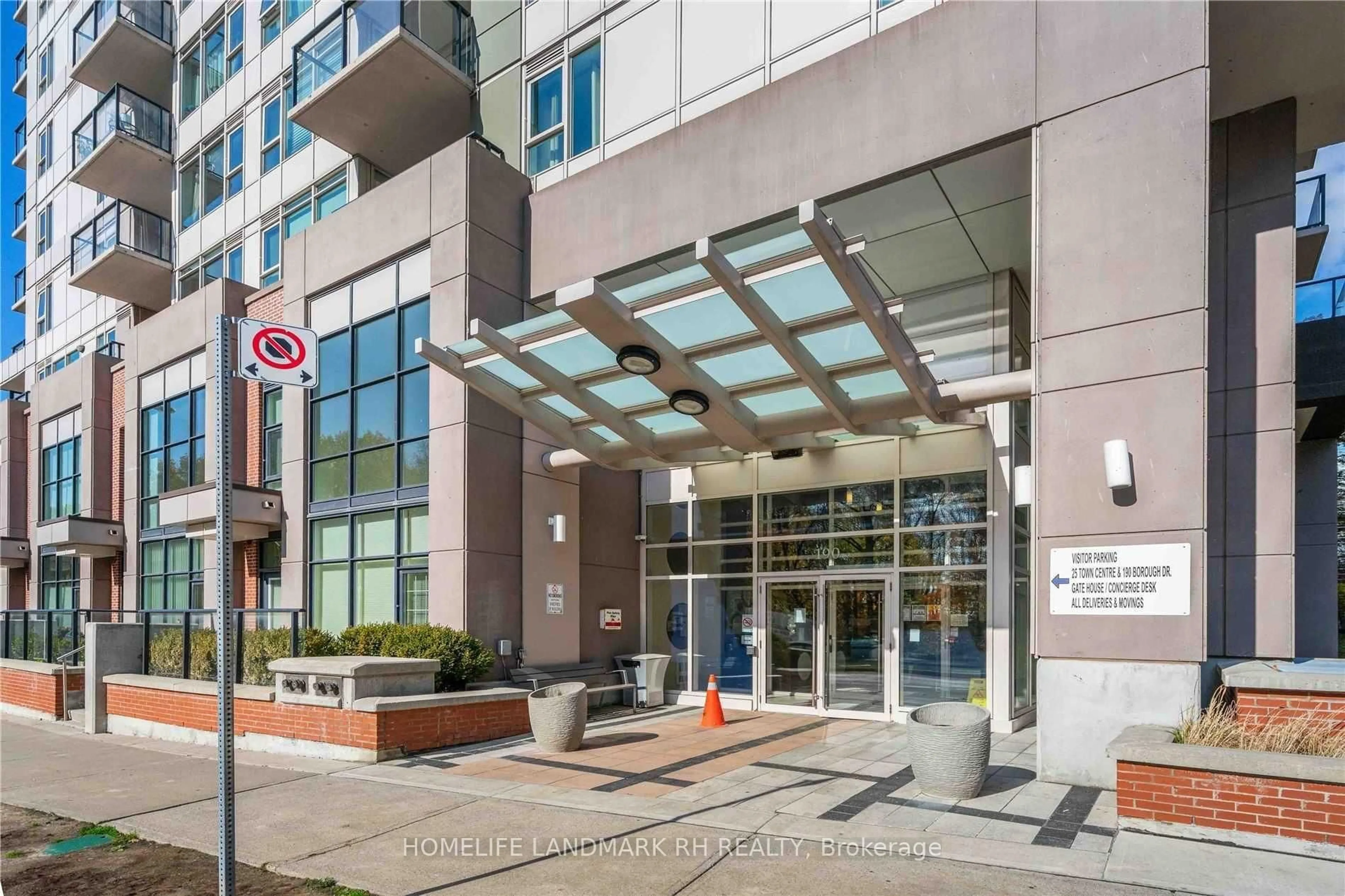 Indoor foyer for 190 Borough Dr #3311, Toronto Ontario M1P 0B6