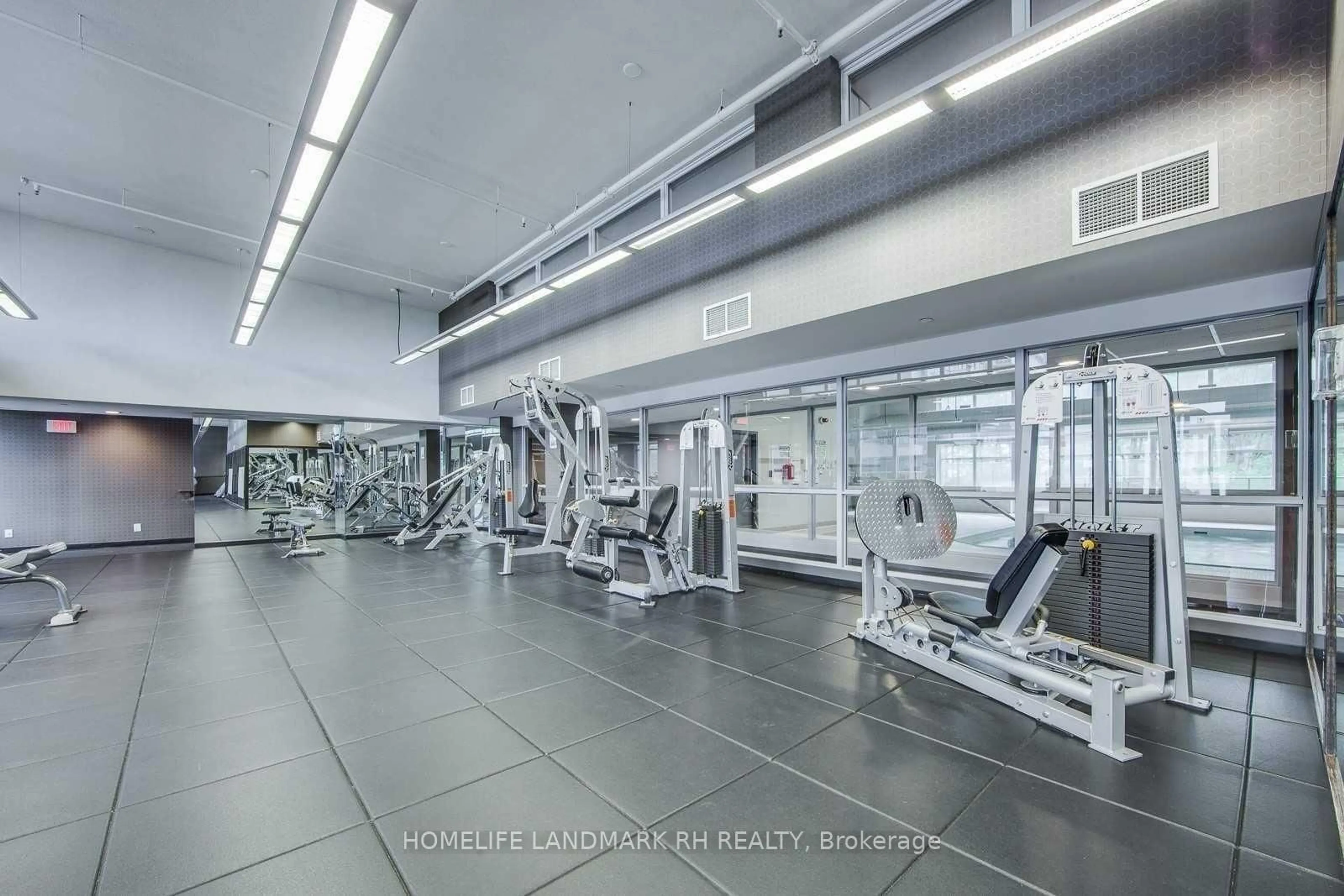 Gym or fitness room for 190 Borough Dr #3311, Toronto Ontario M1P 0B6