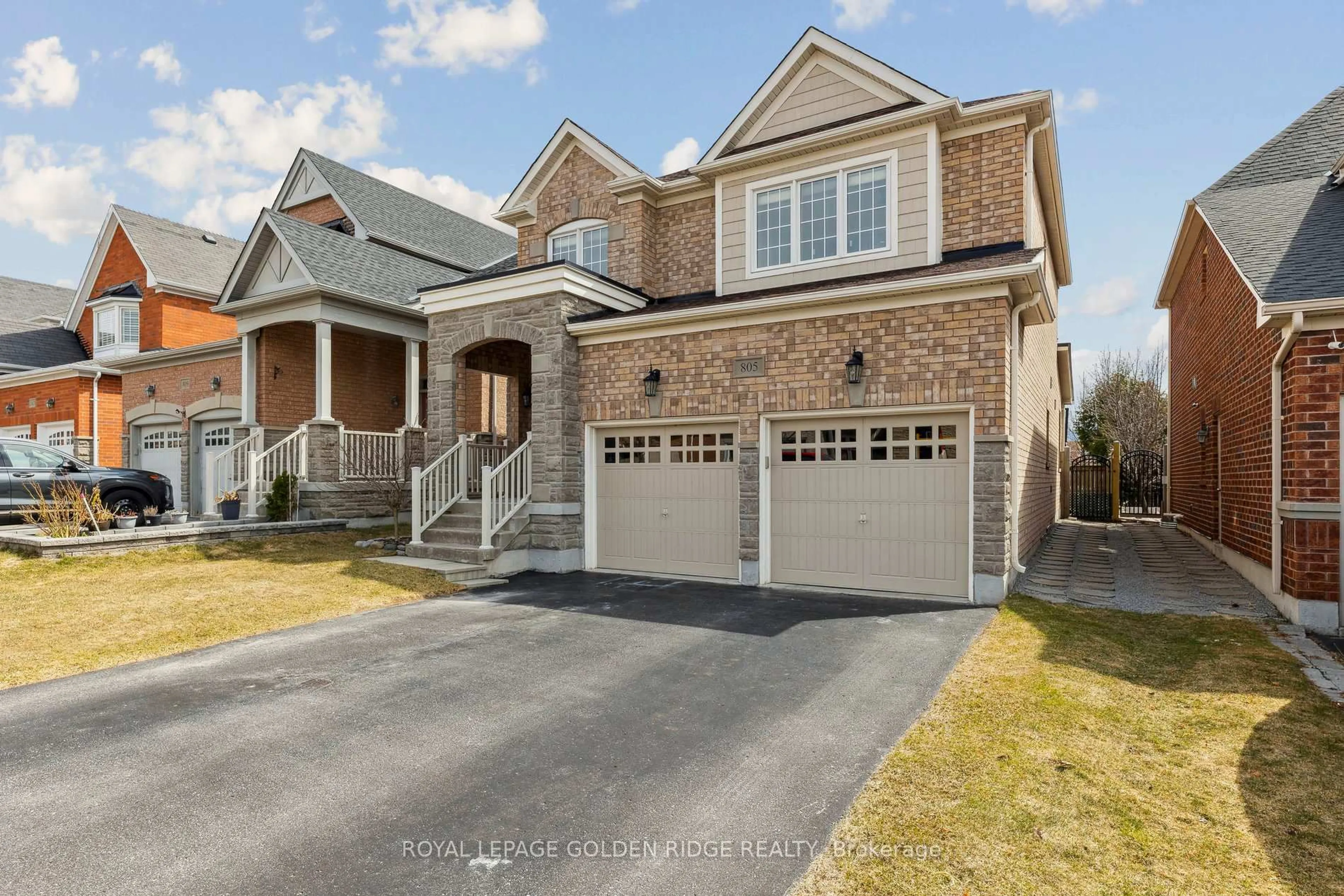 Home with brick exterior material, street for 805 Fetchison Dr, Oshawa Ontario L1K 0L5
