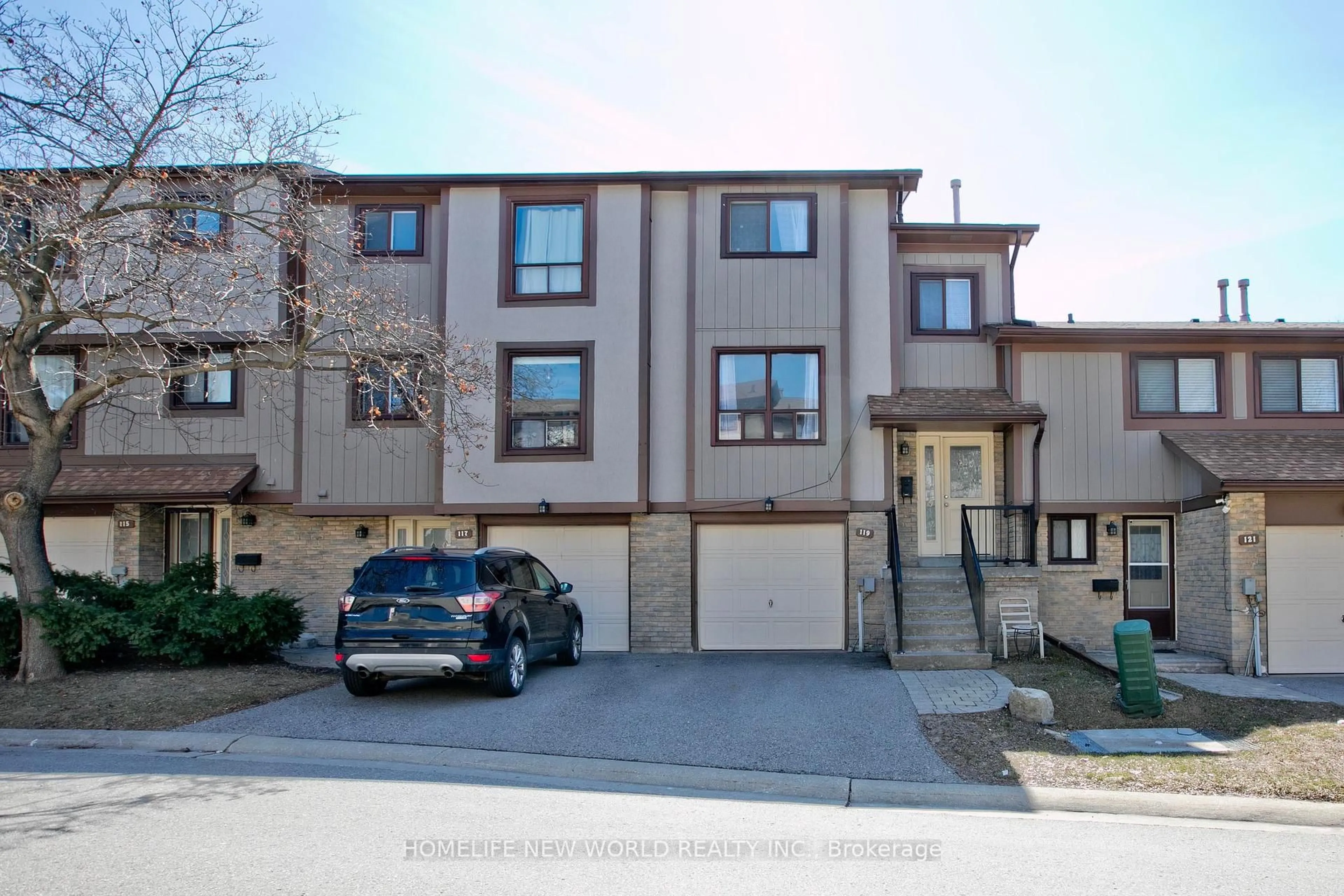 Home with brick exterior material, street for 24 Fundy Bay Blvd #119, Toronto Ontario M1W 3A4