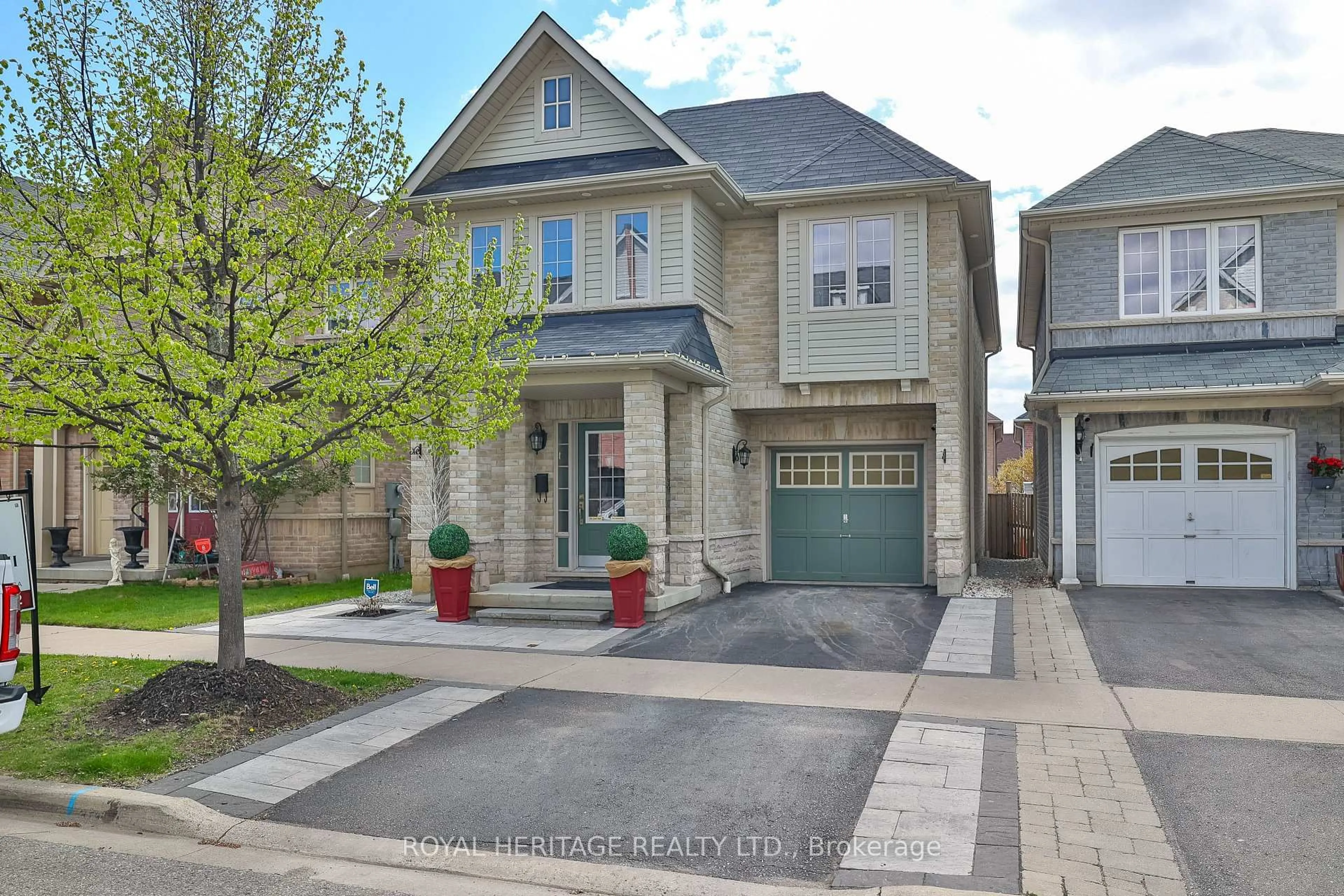 Home with brick exterior material, street for 28 Chaston Rd, Ajax Ontario L1Z 0M6