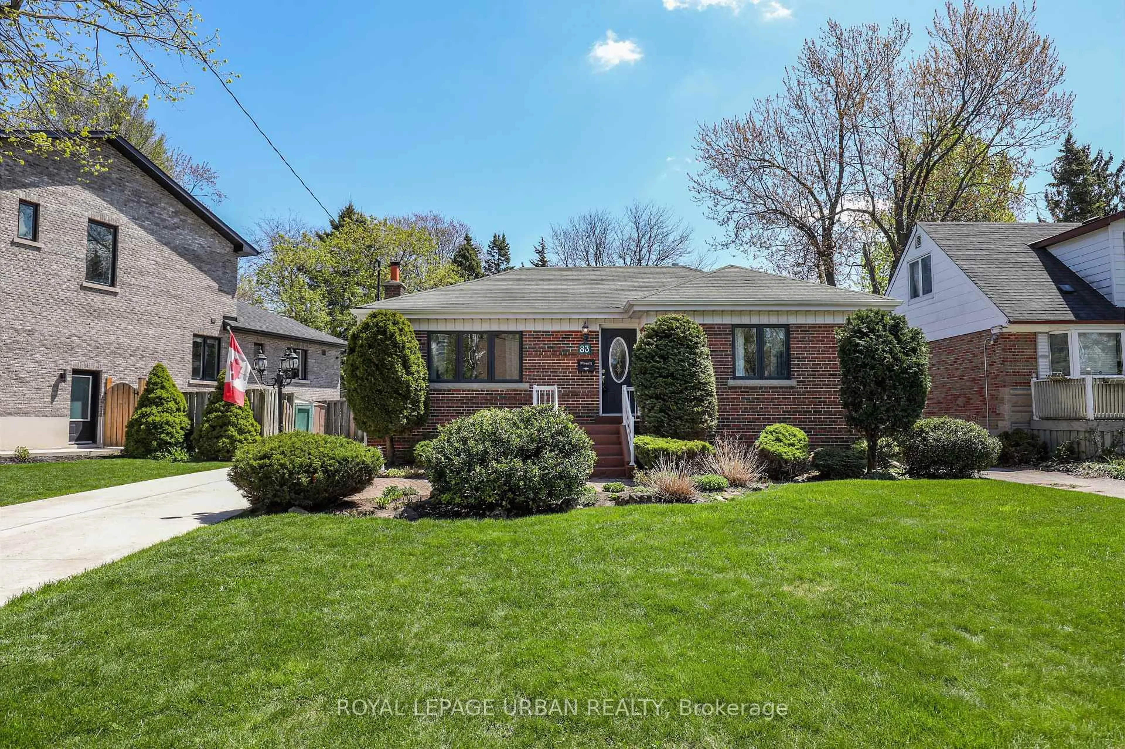 Home with brick exterior material, street for 83 Adanac Dr, Toronto Ontario M1M 2E7
