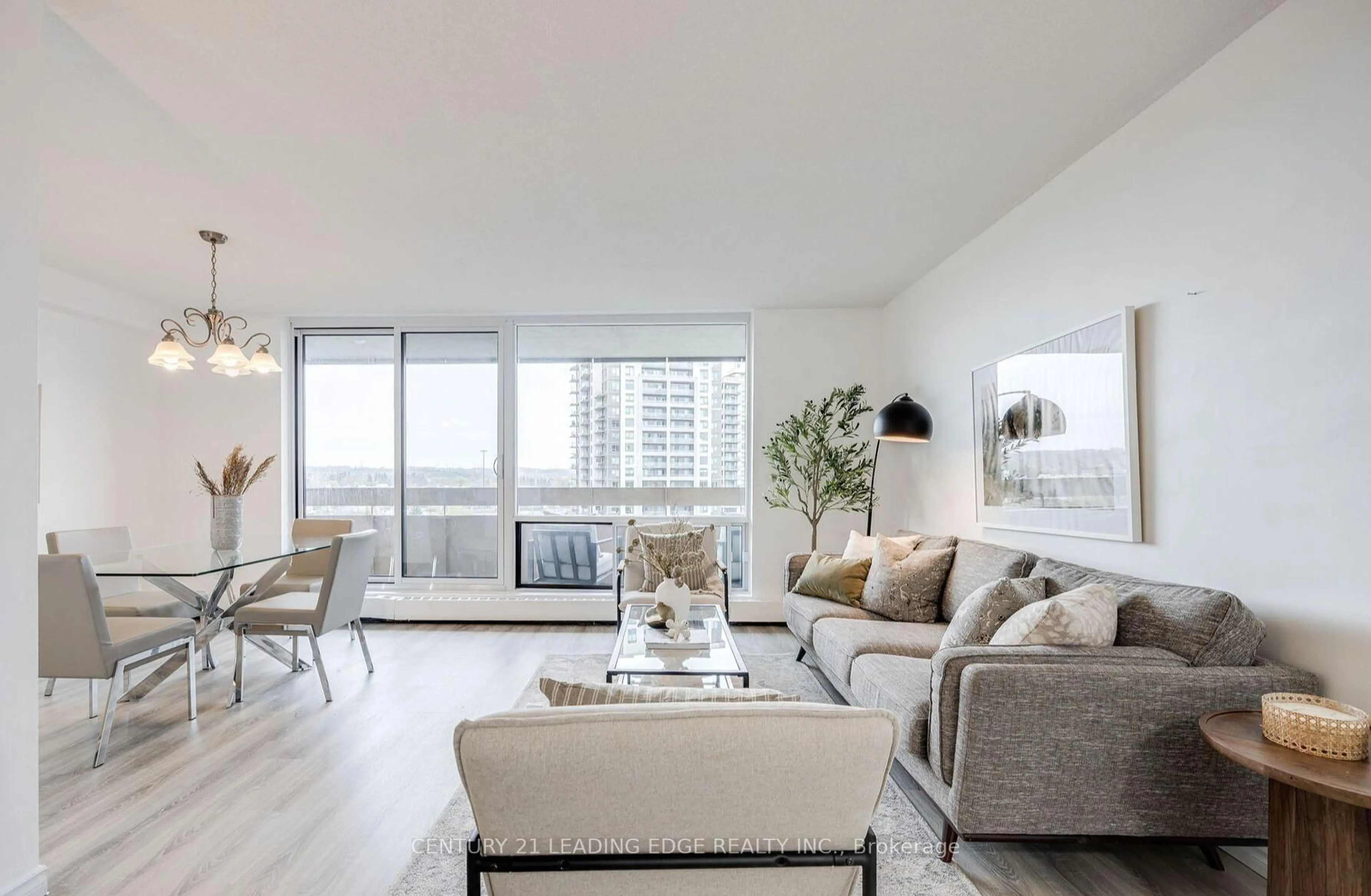 Living room with furniture, unknown for 1210 Radom St #910, Pickering Ontario L1W 2Z3