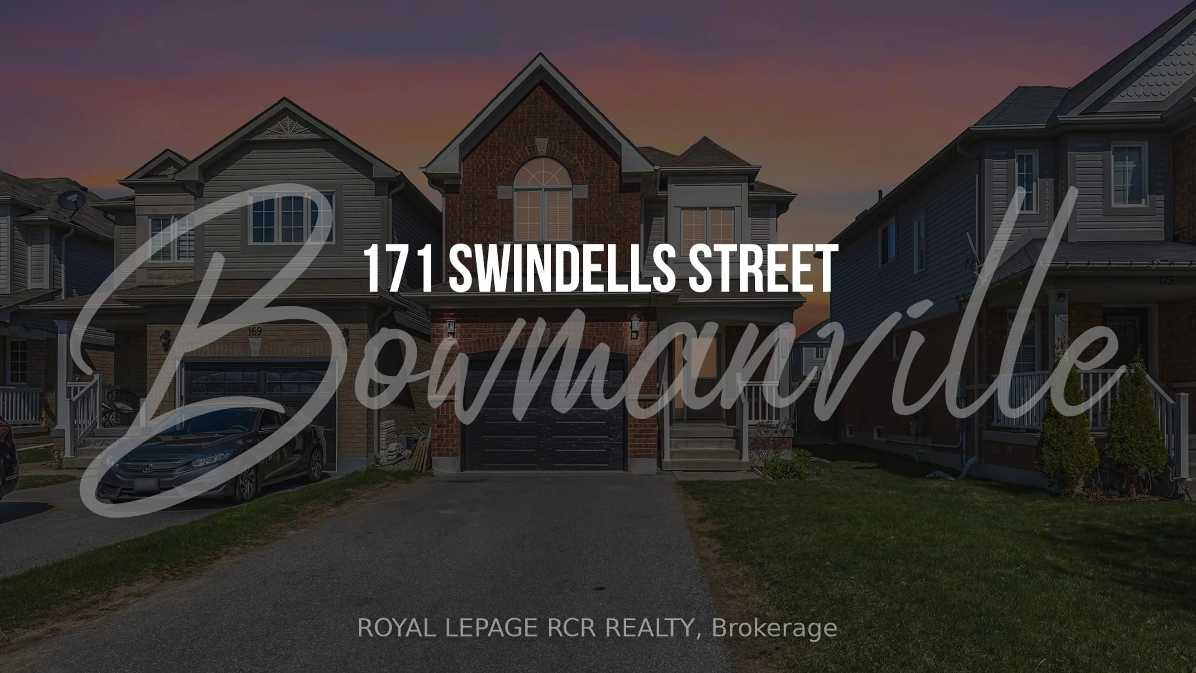 Home with vinyl exterior material, street for 171 Swindells St, Clarington Ontario L1C 0E3