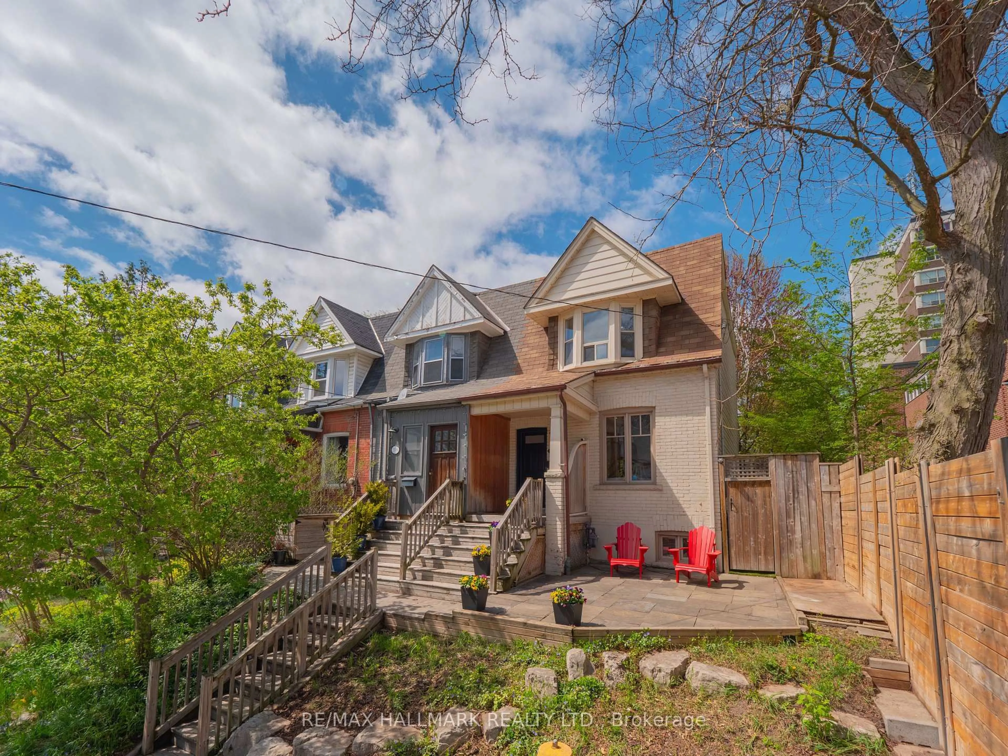 Home with brick exterior material, street for 338 Bain Ave, Toronto Ontario M4J 1B8
