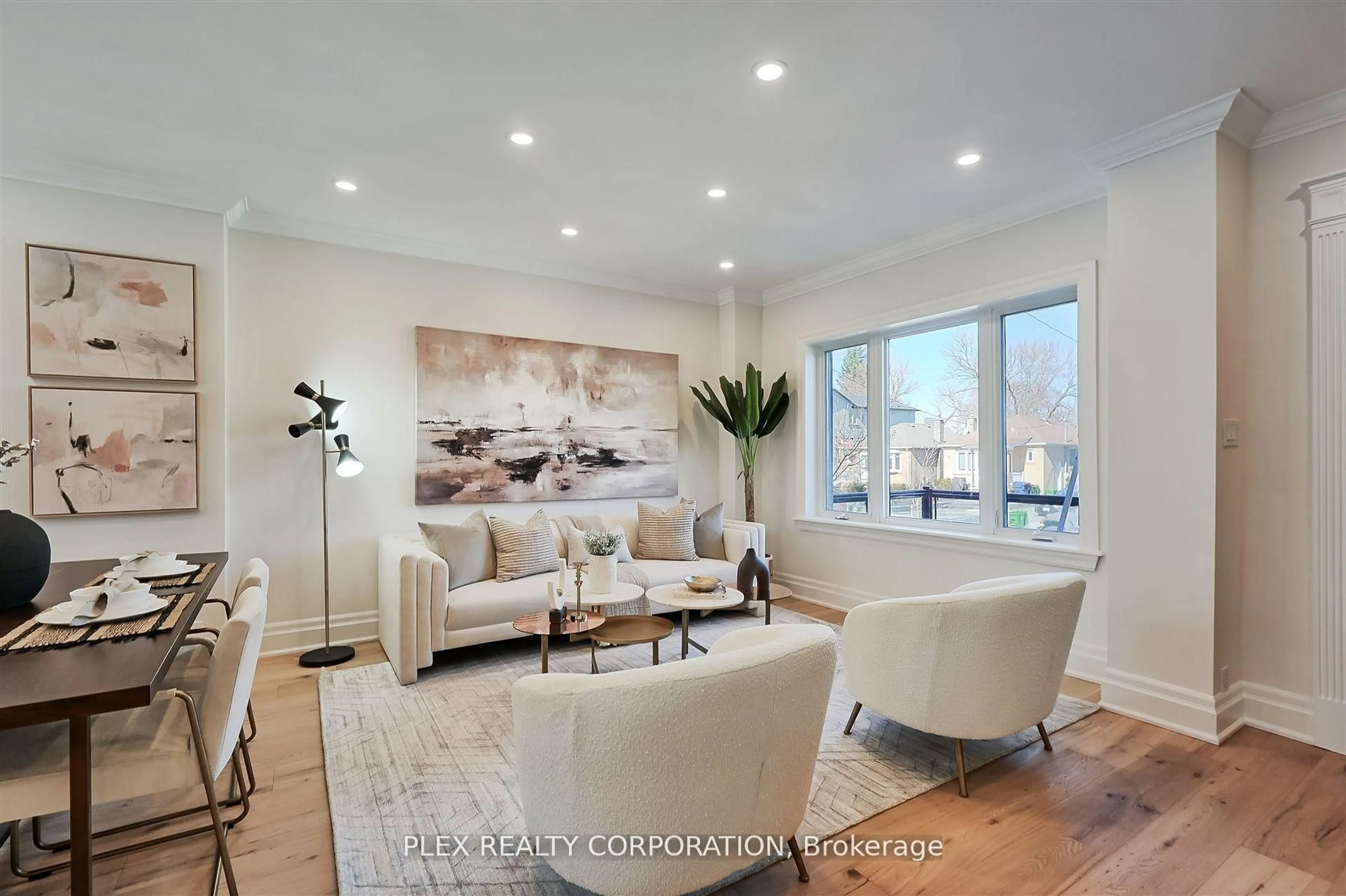 Living room with furniture, unknown for 121 Virginia Ave, Toronto Ontario M4C 2T1