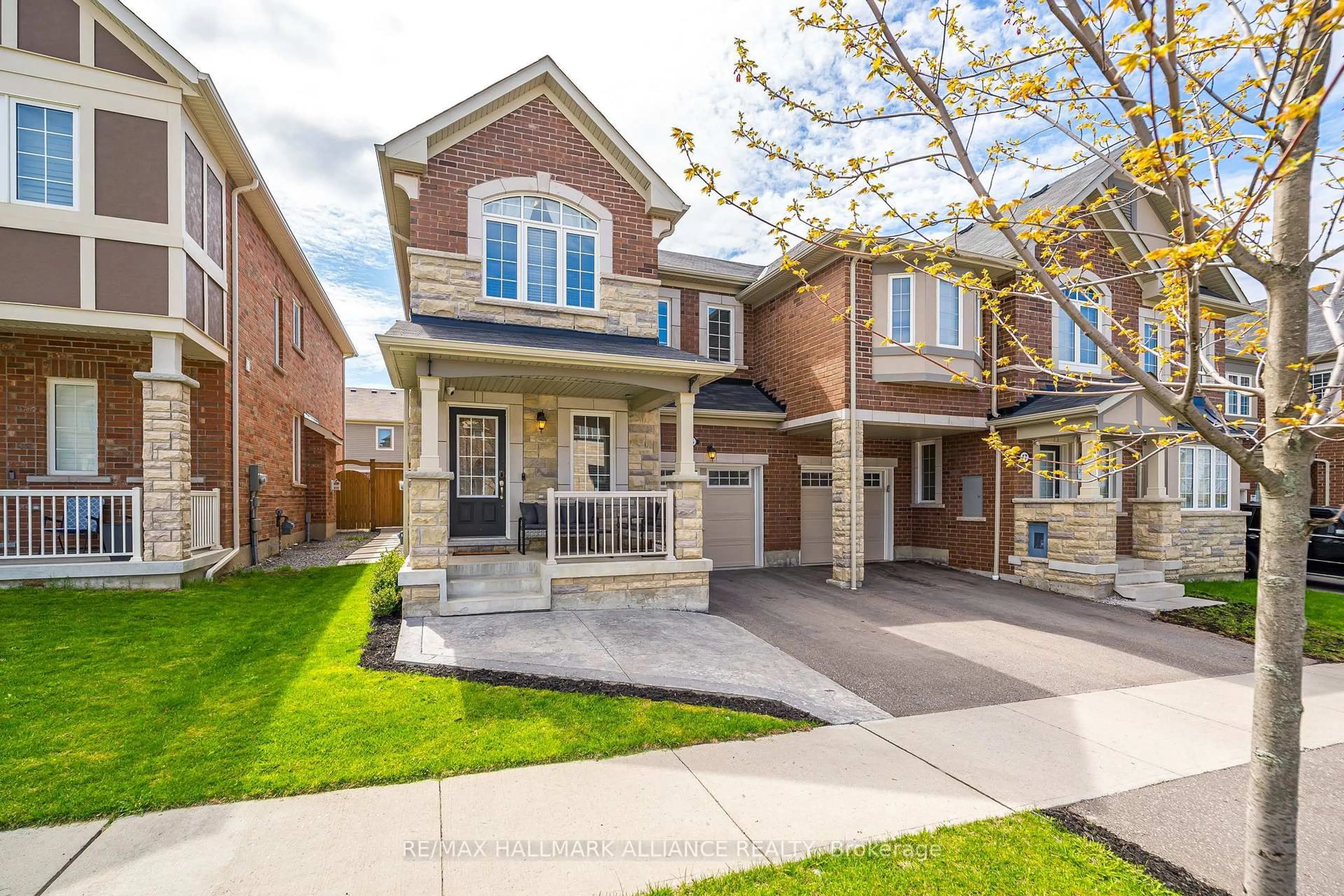 Home with brick exterior material, street for 45 George Holley St, Whitby Ontario L1P 0G4