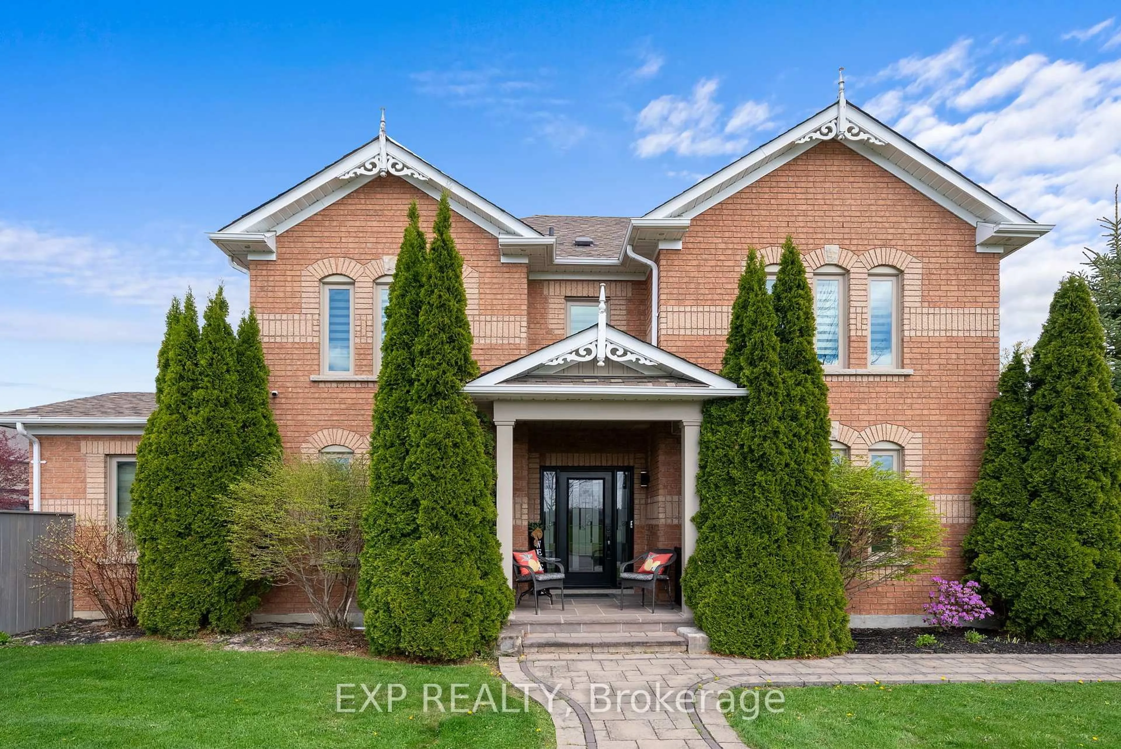 Home with brick exterior material, building for 2 Hesham Dr, Whitby Ontario L1M 2J9
