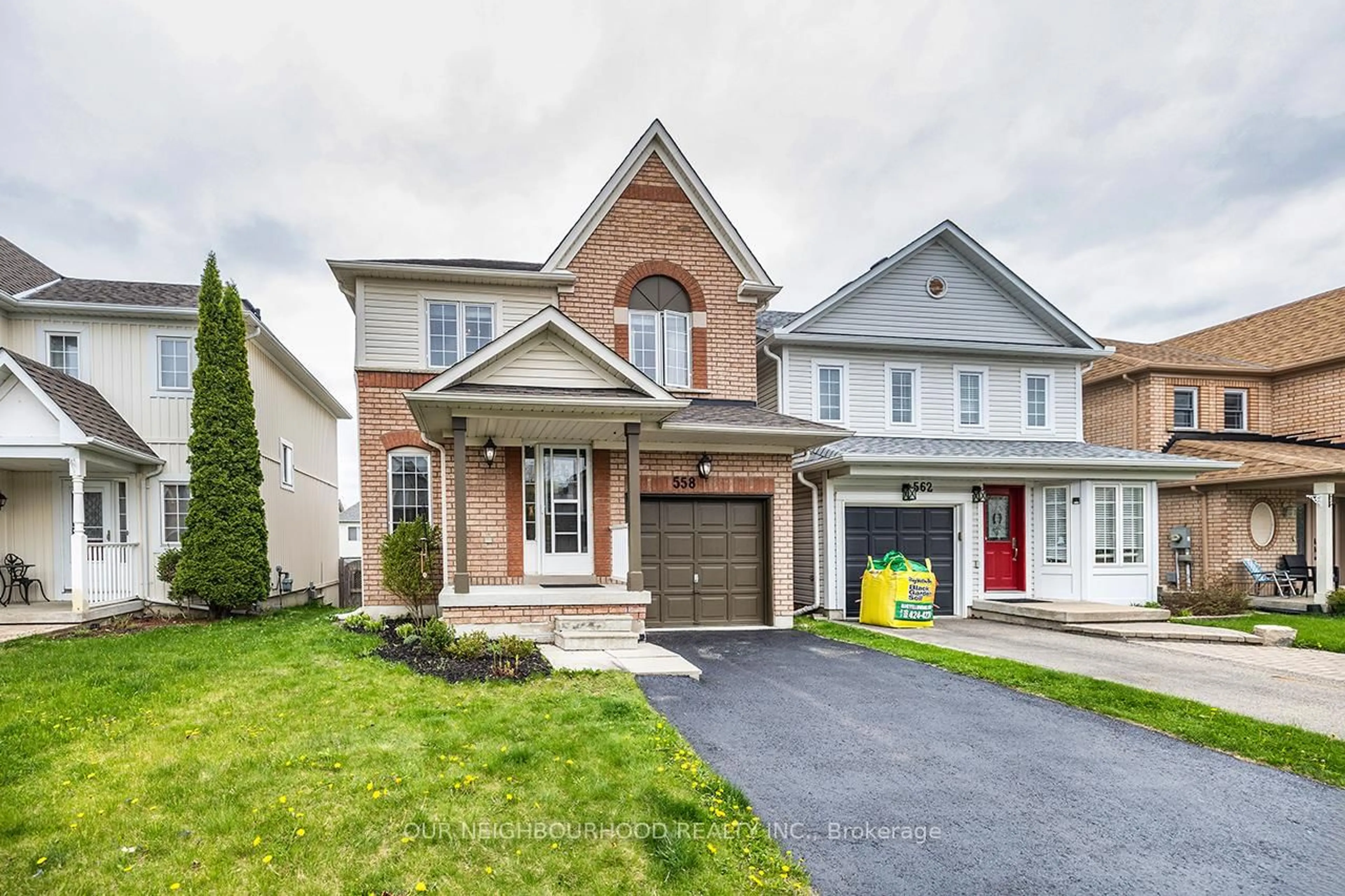 Home with brick exterior material, street for 558 Brasswinds Tr, Oshawa Ontario L1K 2Y9