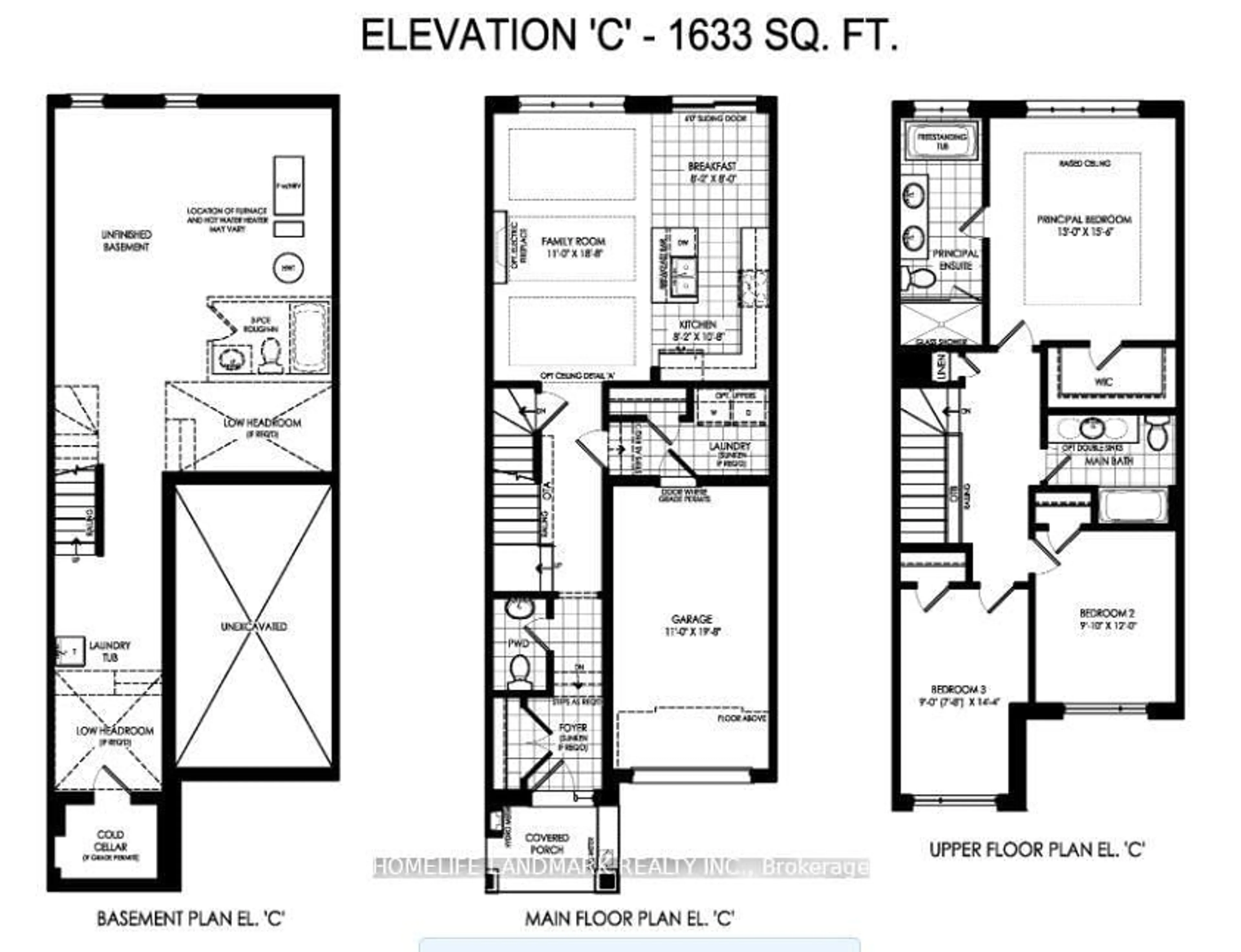 Floor plan for 3036 Sideline 16 N/A, Pickering Ontario L1X 2R2