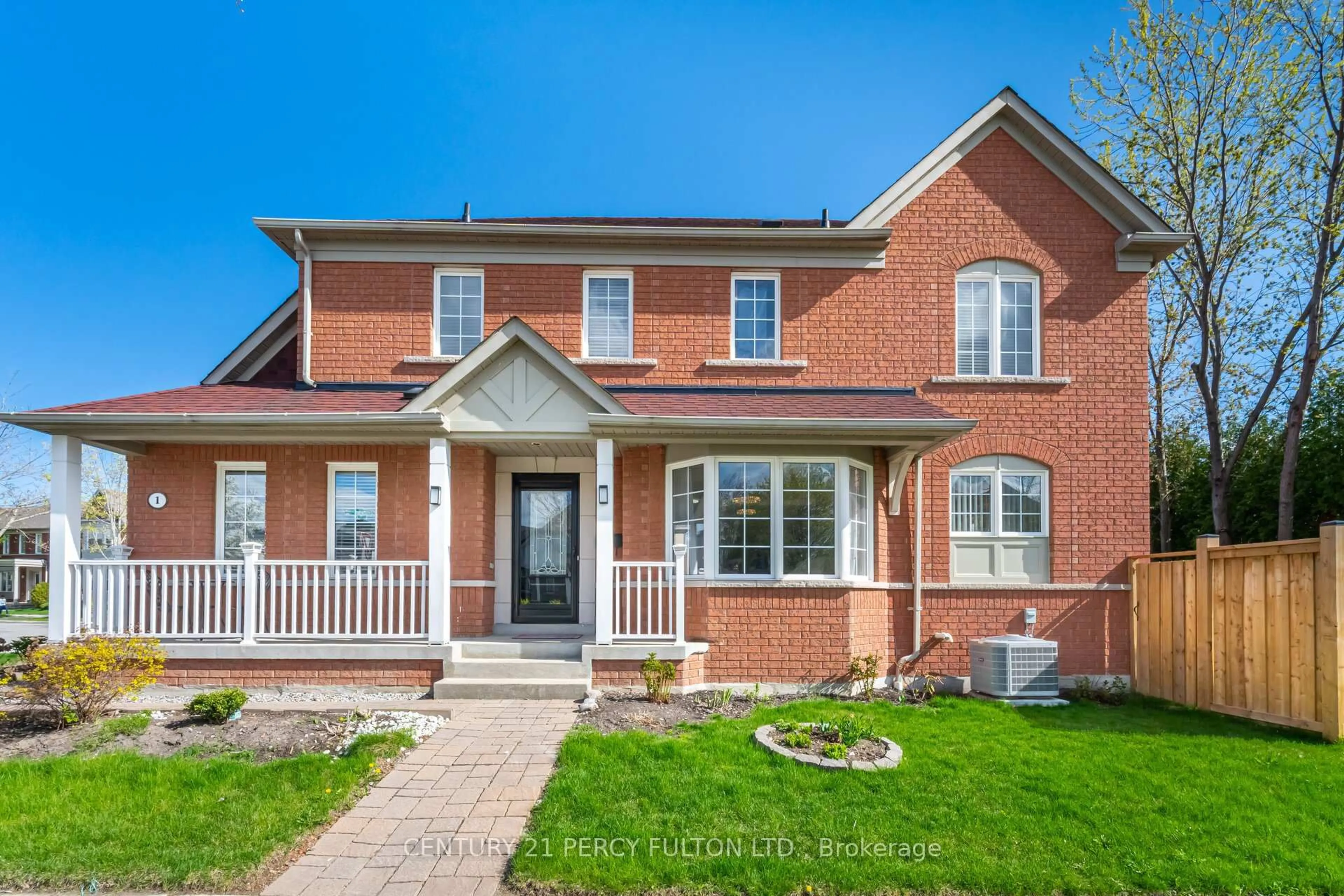 Home with brick exterior material, street for 1 Armitage Cres, Ajax Ontario L1T 4G6