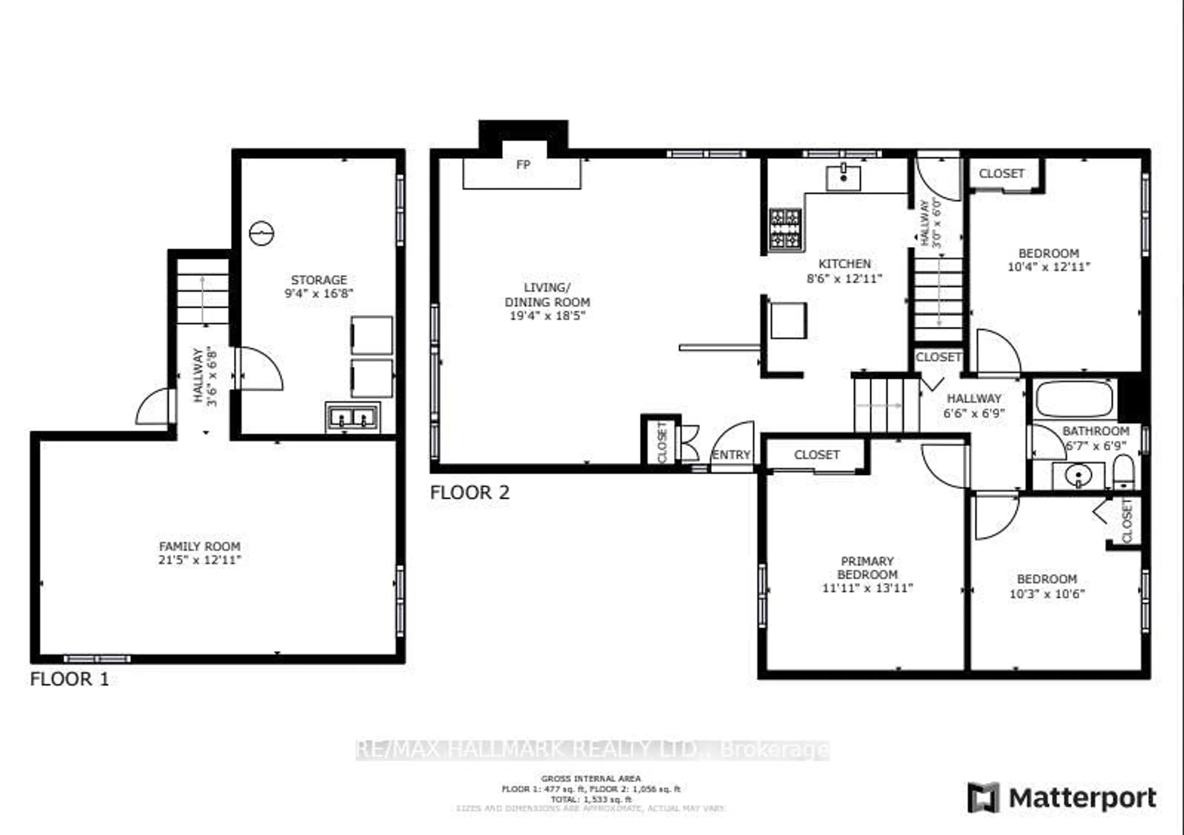 Floor plan for 27 Oakley Blvd, Toronto Ontario M1P 3P5