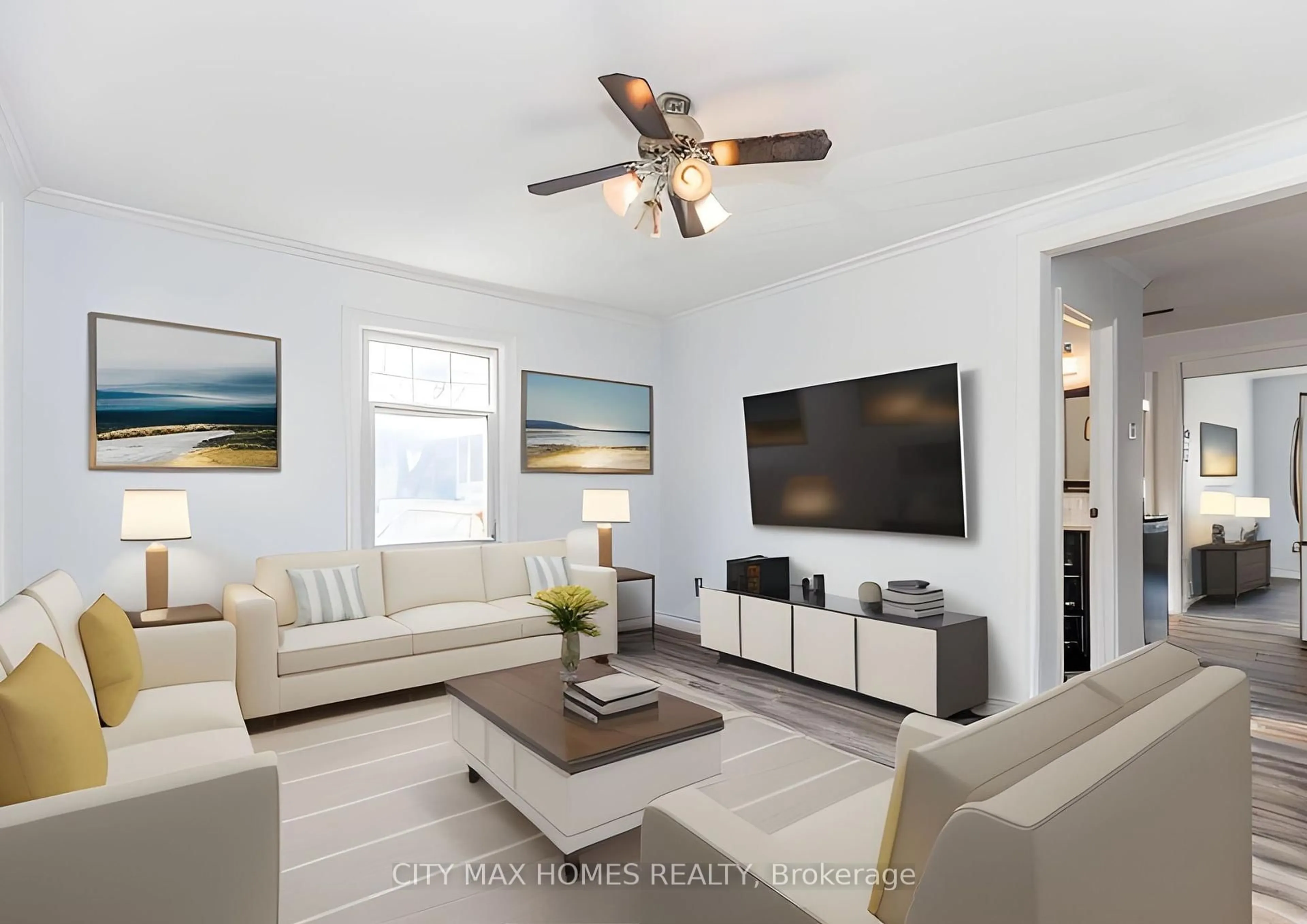 Living room with furniture, unknown for 45 Glynn Rd, Ajax Ontario L1S 2C4
