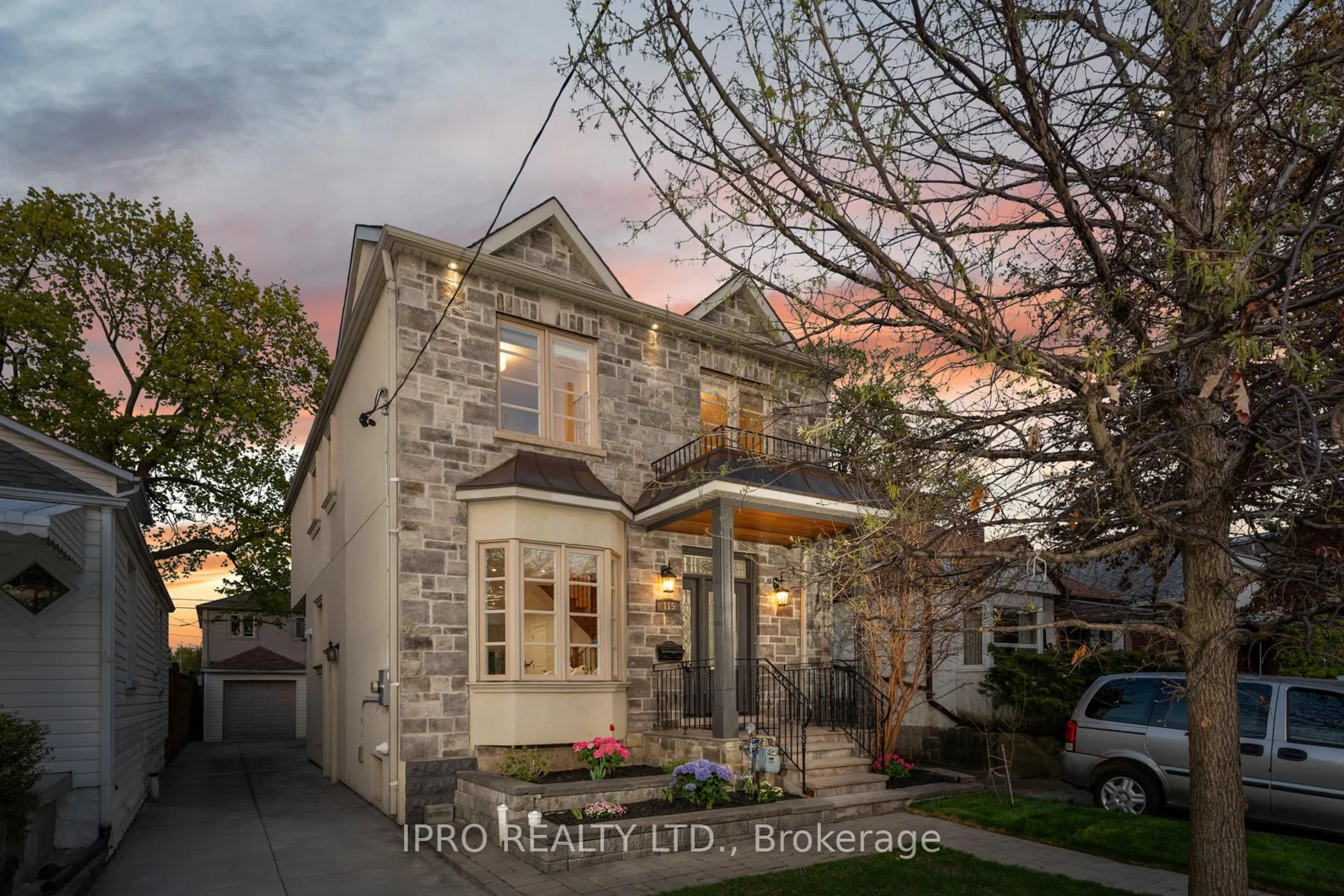 Home with brick exterior material, street for 115 Cadorna Ave, Toronto Ontario M4J 3X3