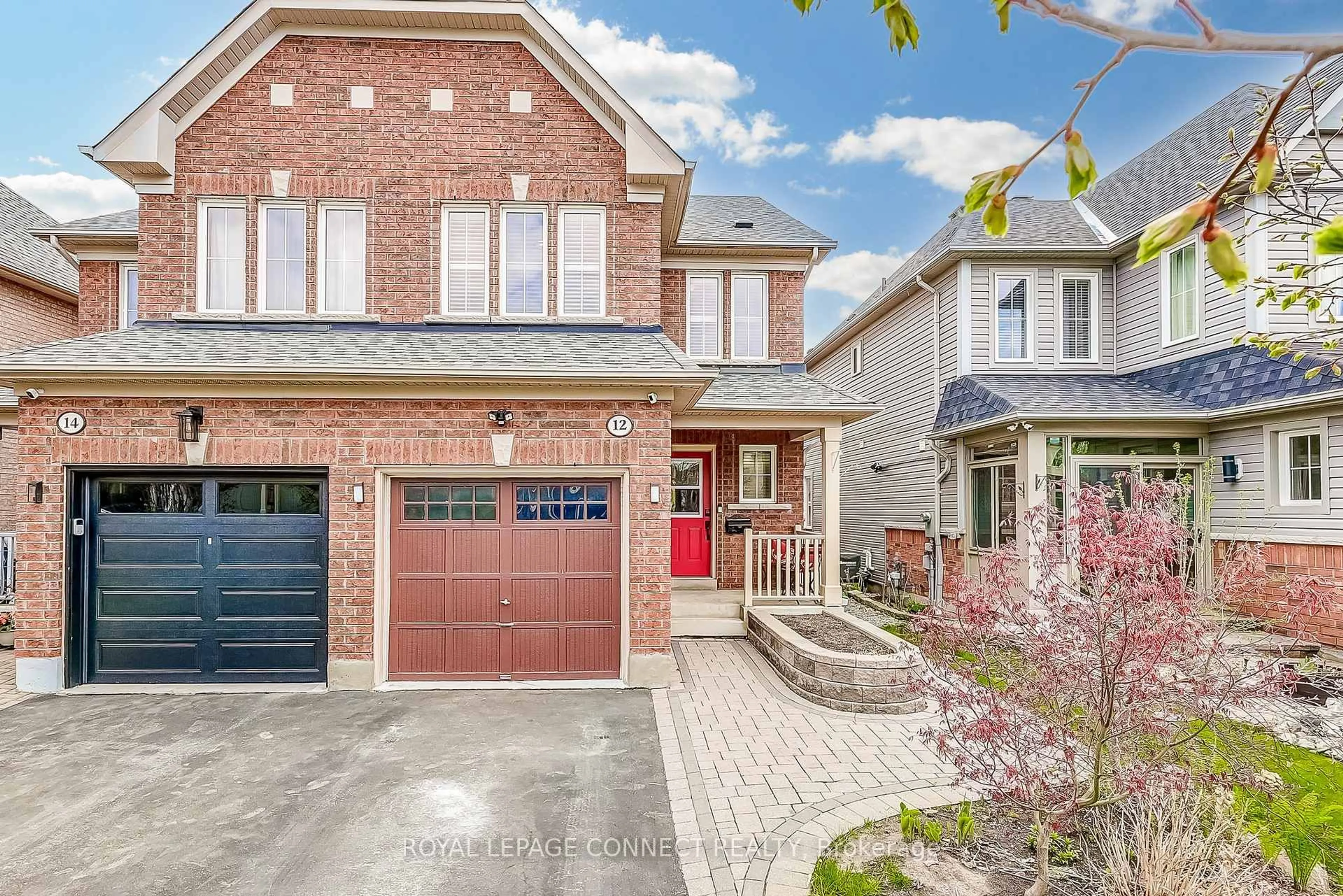 Home with brick exterior material, street for 12 Aldonschool Crt, Ajax Ontario L1S 0C5