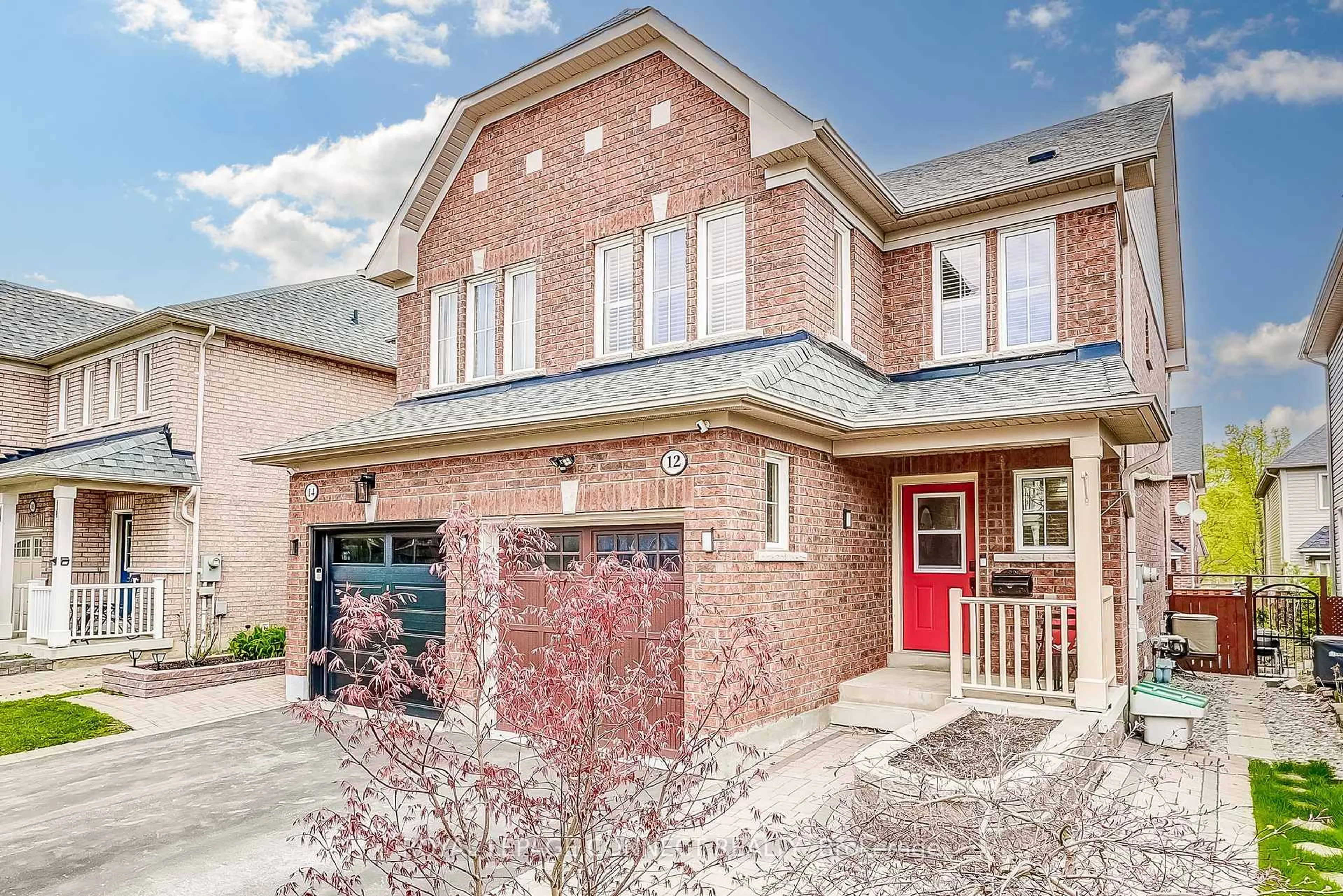 Home with brick exterior material, street for 12 Aldonschool Crt, Ajax Ontario L1S 0C5