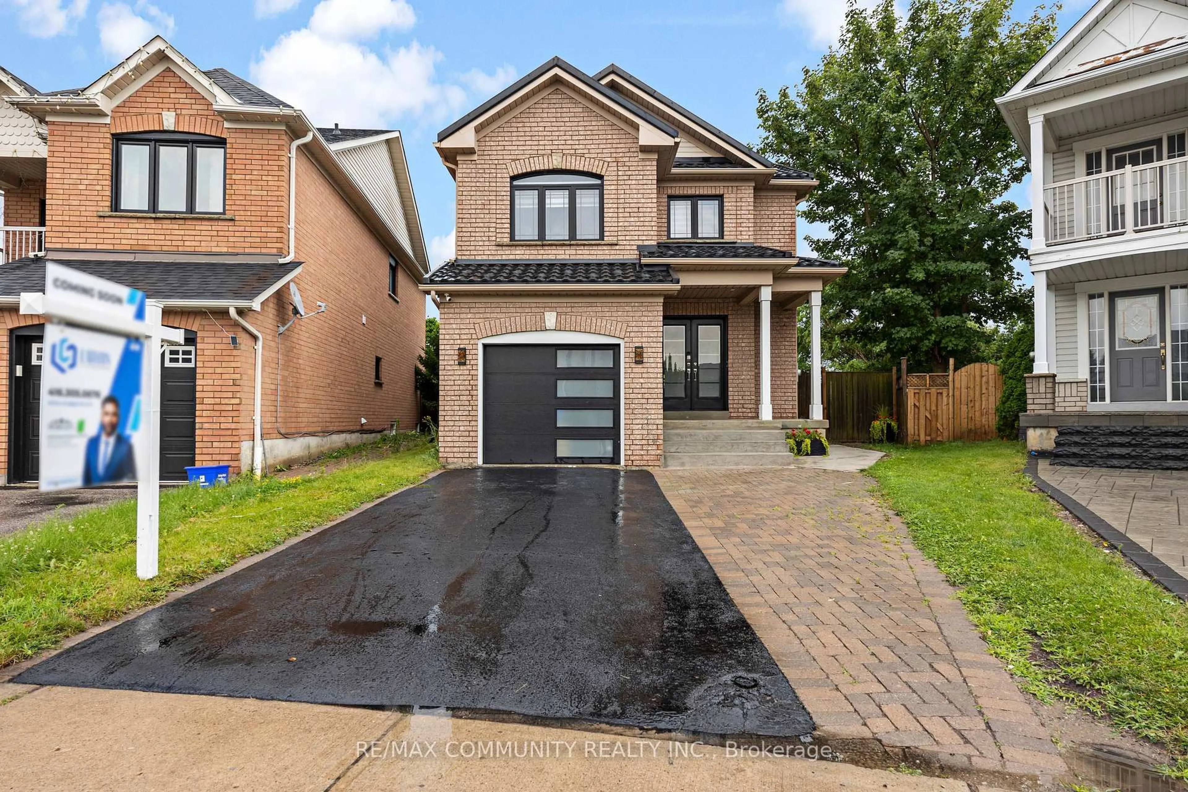 Home with brick exterior material, street for 45 Palomino Pl, Whitby Ontario L1R 2V5
