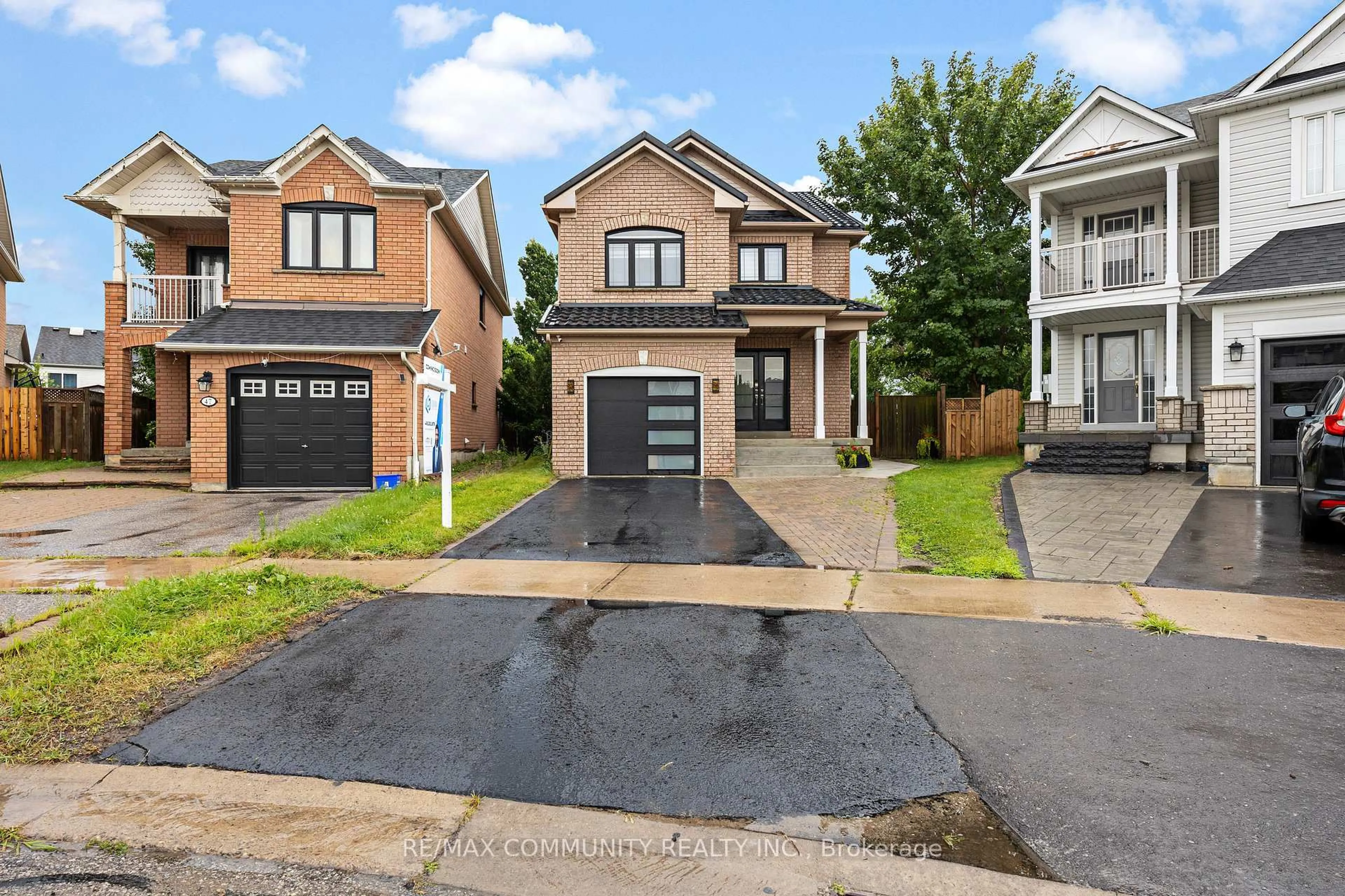Home with brick exterior material, street for 45 Palomino Pl, Whitby Ontario L1R 2V5