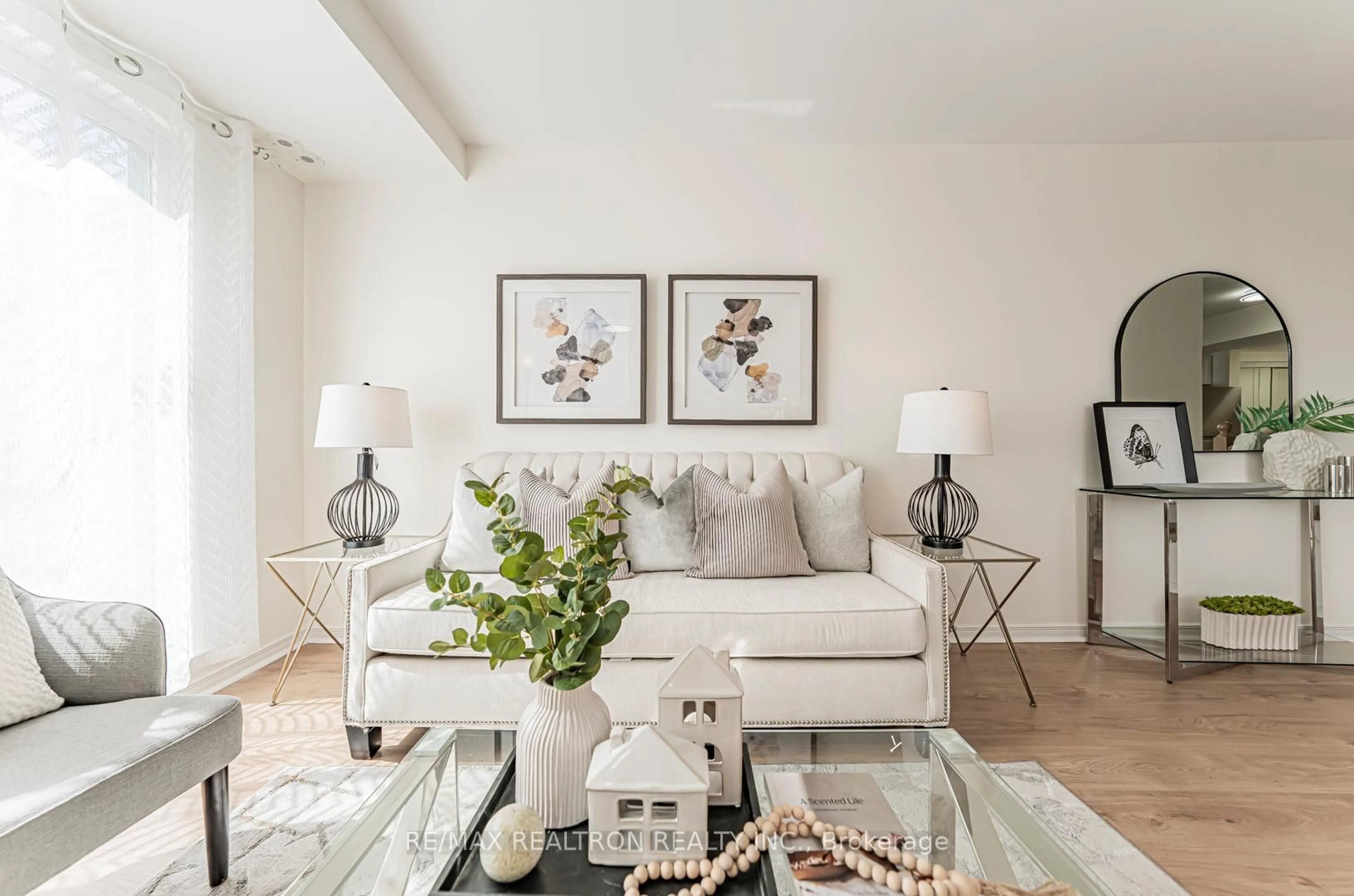 Living room with furniture, unknown for 1881 Mcnicoll Ave #601, Toronto Ontario M1V 5M2