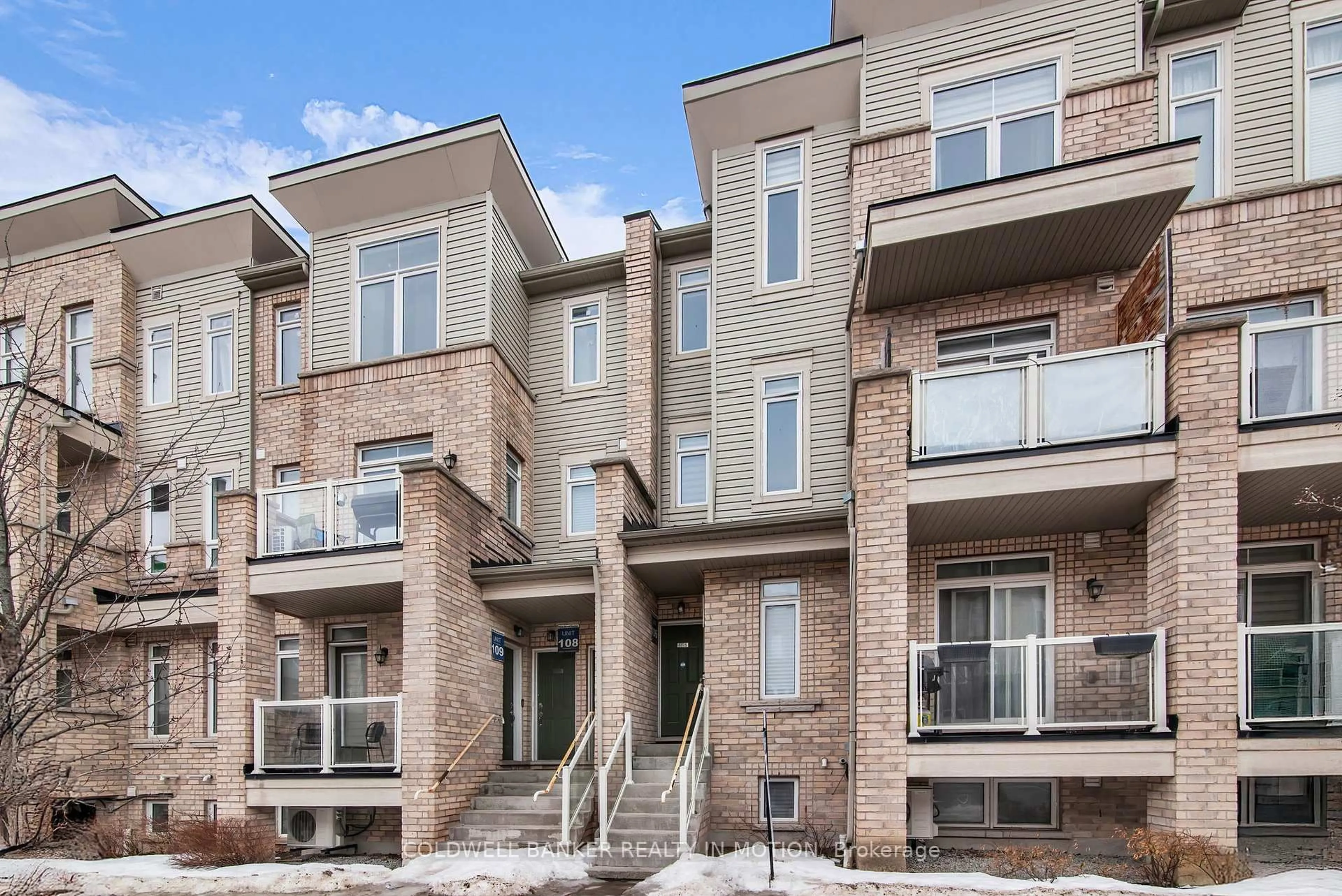 Home with brick exterior material, street for 1775 Rex Heath Dr #106, Pickering Ontario L1X 0E4