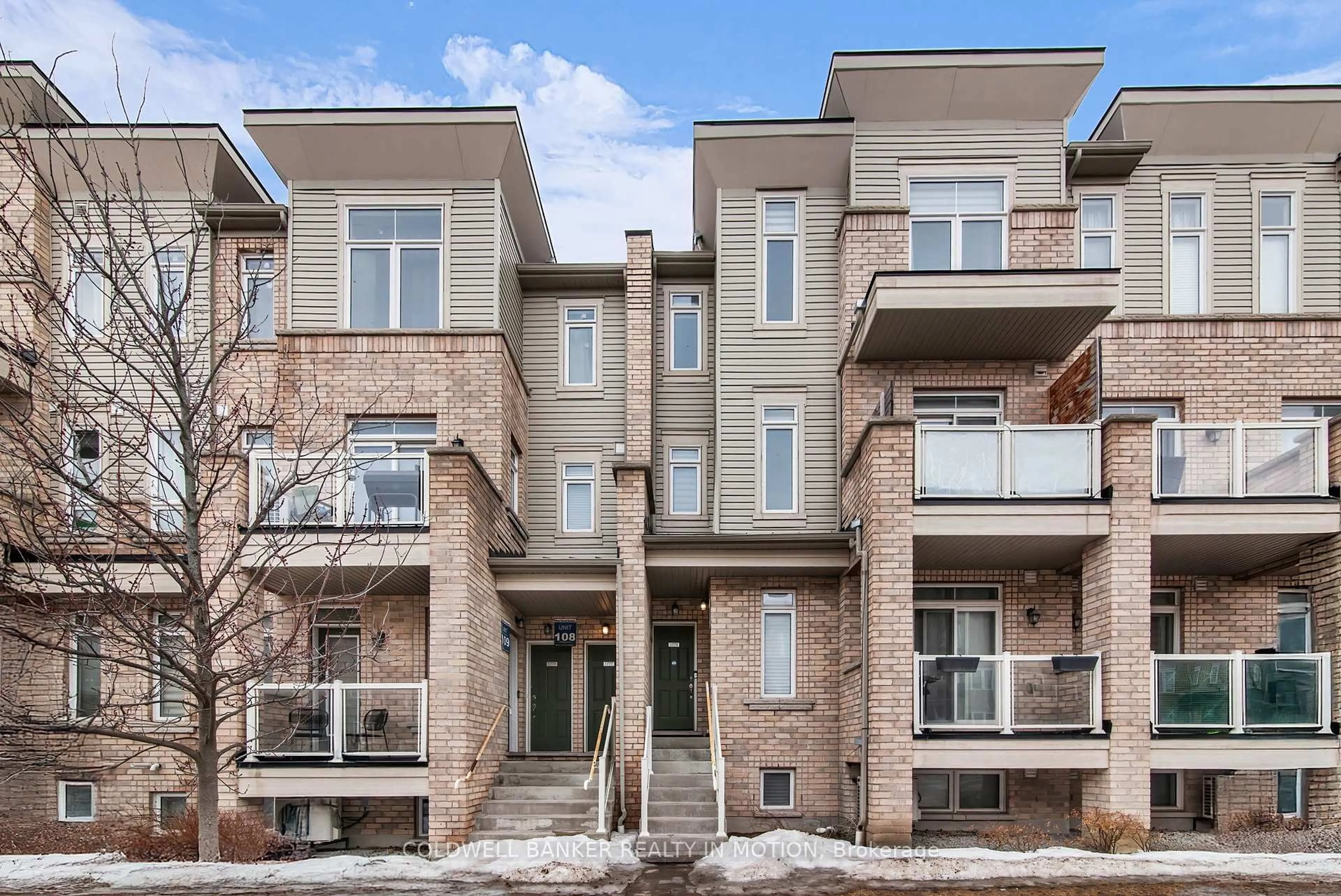 Home with brick exterior material, street for 1775 Rex Heath Dr #106, Pickering Ontario L1X 0E4