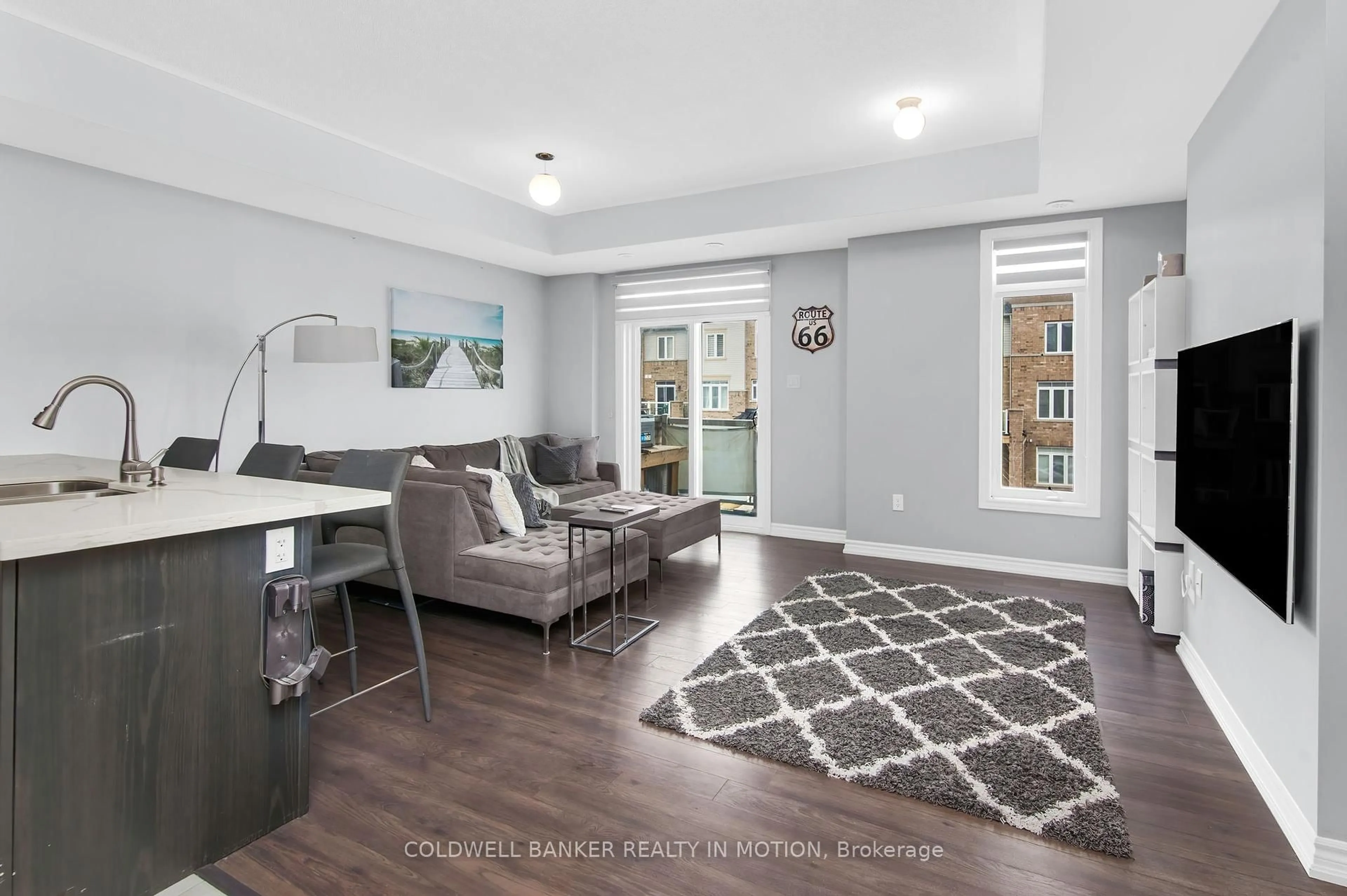Living room with furniture, unknown for 1775 Rex Heath Dr #106, Pickering Ontario L1X 0E4