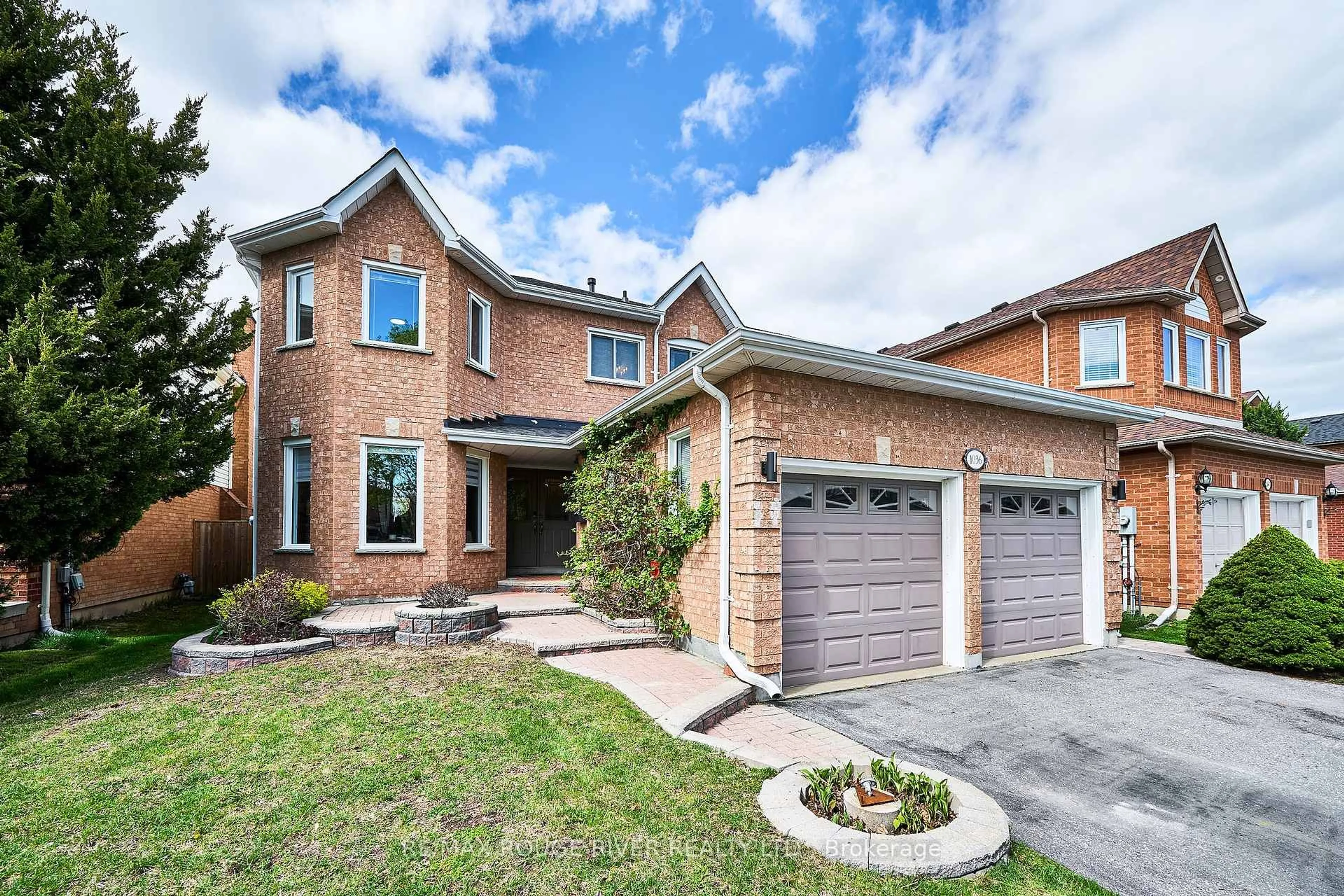 Home with brick exterior material, street for 1036 Sandcliff Dr, Oshawa Ontario L1K 2E5
