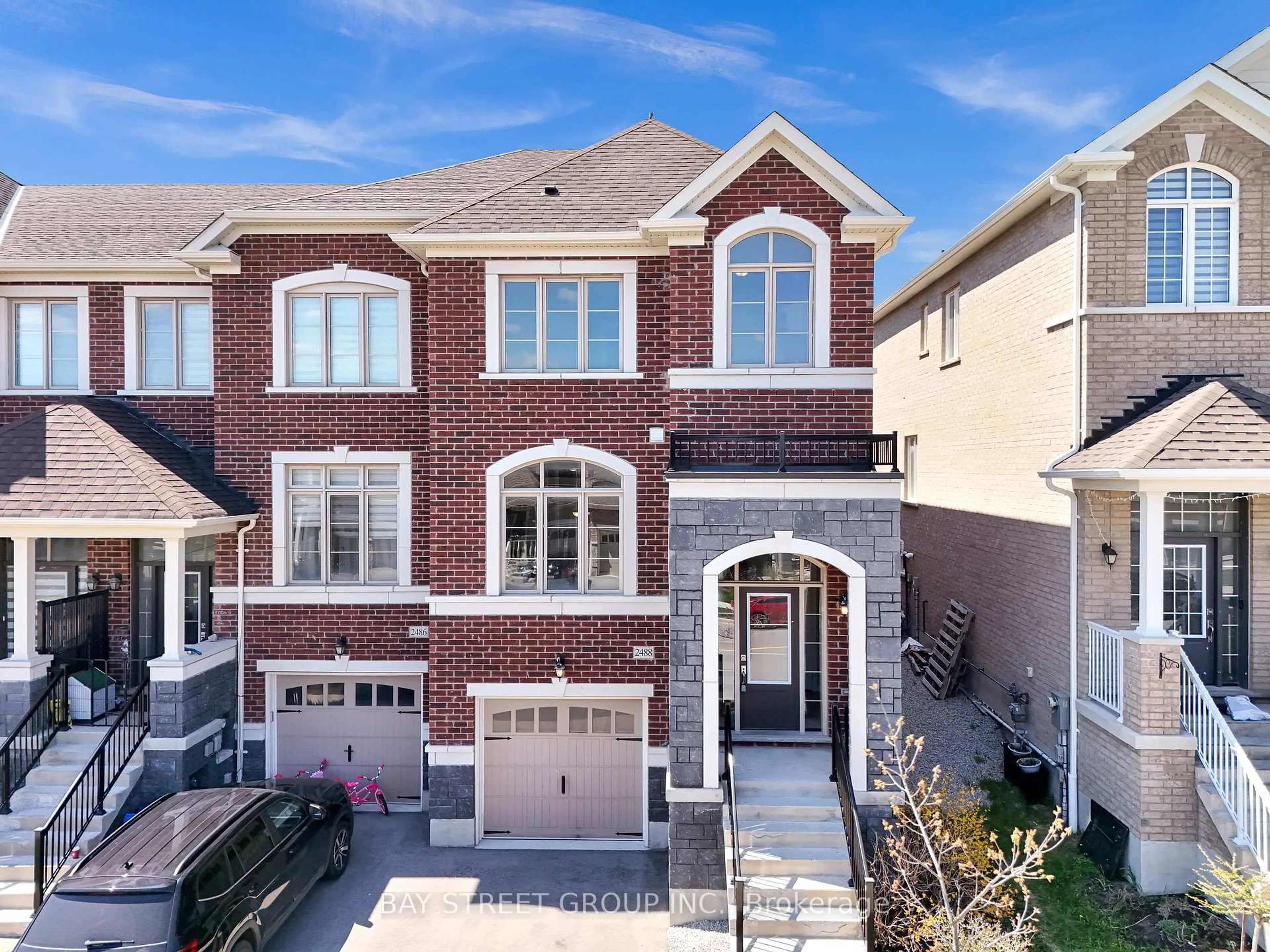 Home with brick exterior material, street for 2488 Hibiscus Dr, Pickering Ontario L1X 0G7