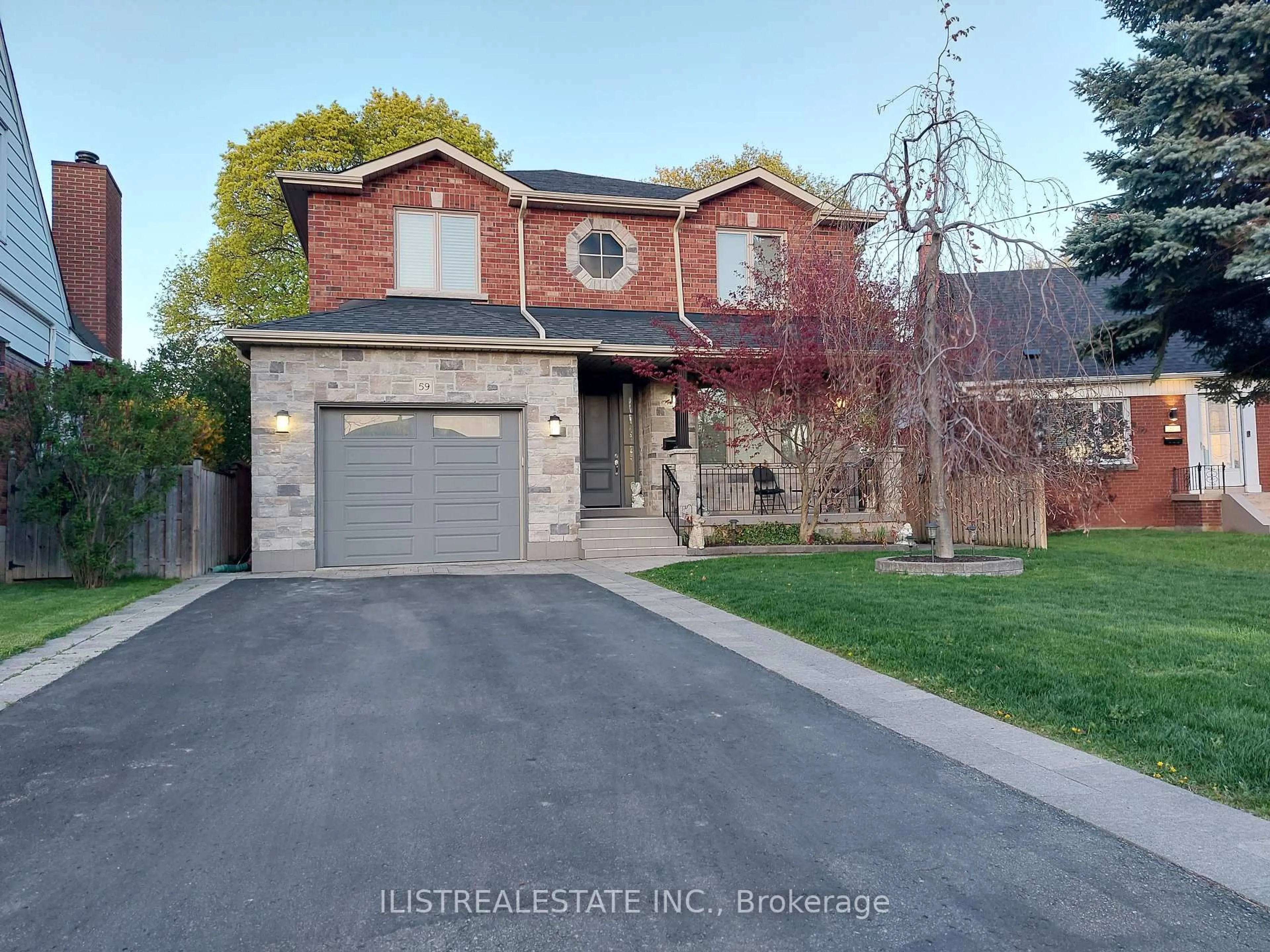 Home with brick exterior material, street for 59 Princemere Cres, Toronto Ontario M1R 3X1