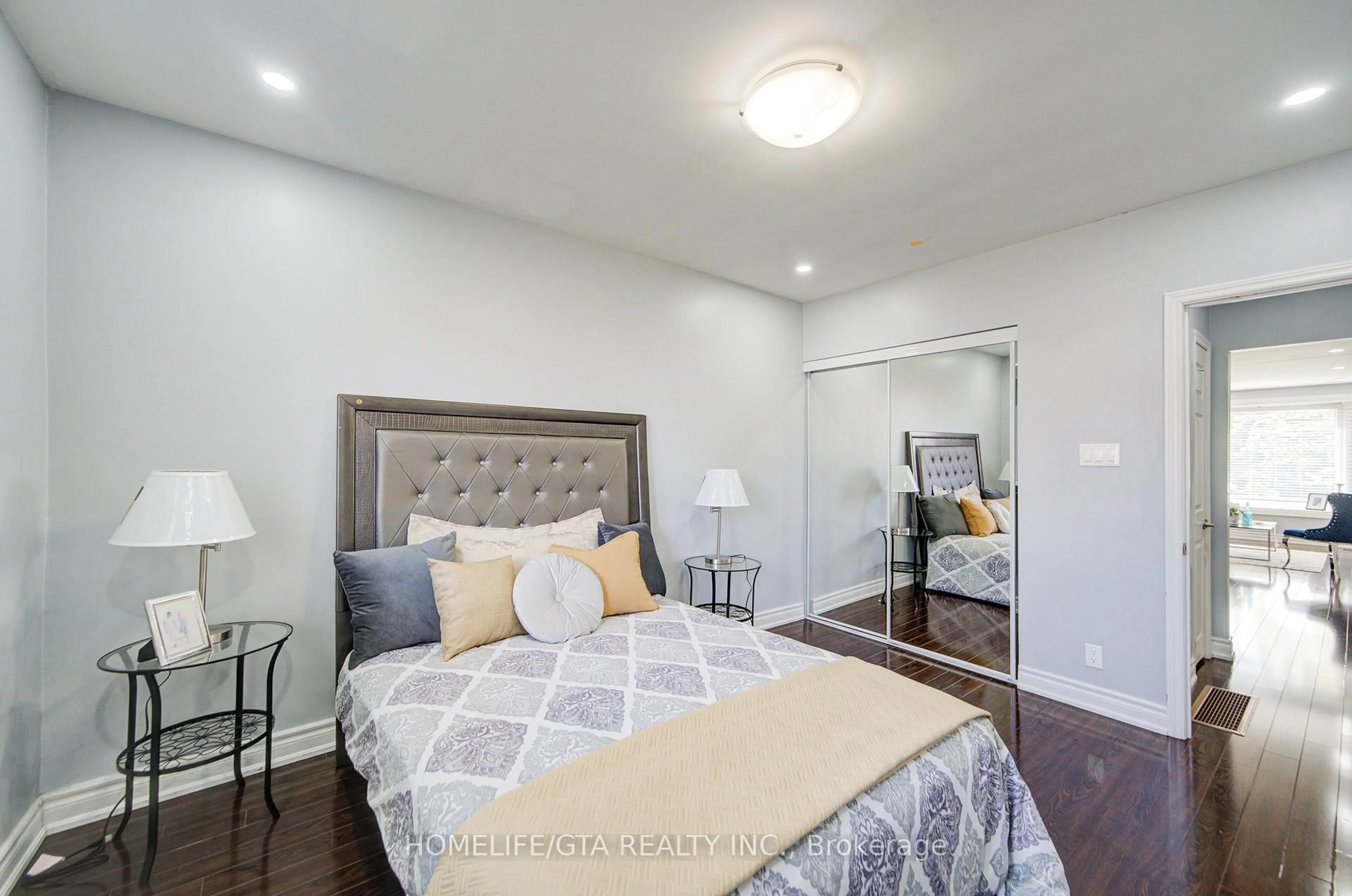 Bedroom with bed, unknown for 43 Thorncroft Cres, Ajax Ontario L1S 2S1
