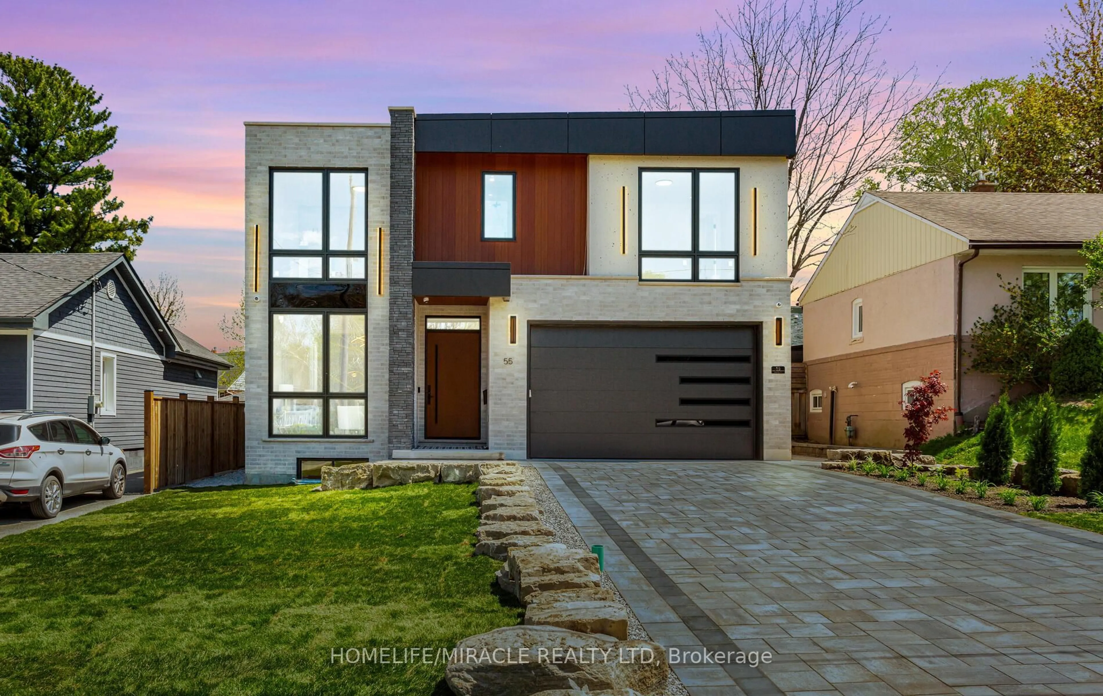 Home with brick exterior material, street for 55 Adanac Dr, Toronto Ontario M1M 2E6