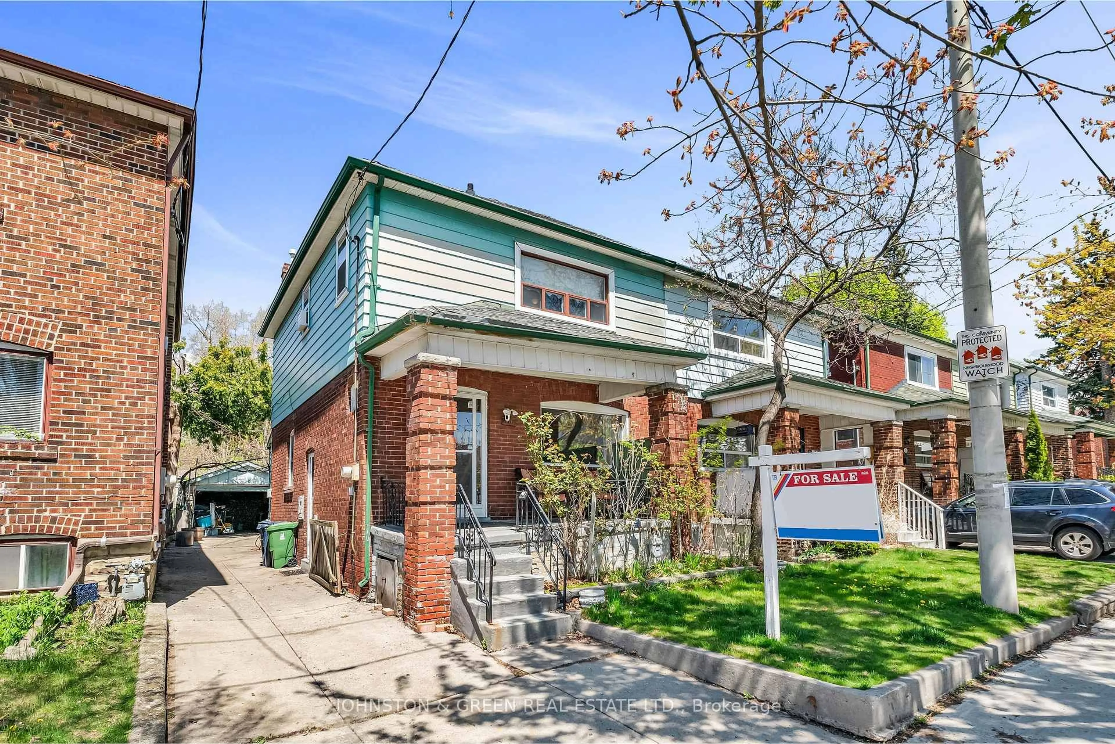 Home with brick exterior material, street for 416 Mortimer Ave, Toronto Ontario M4J 2E9