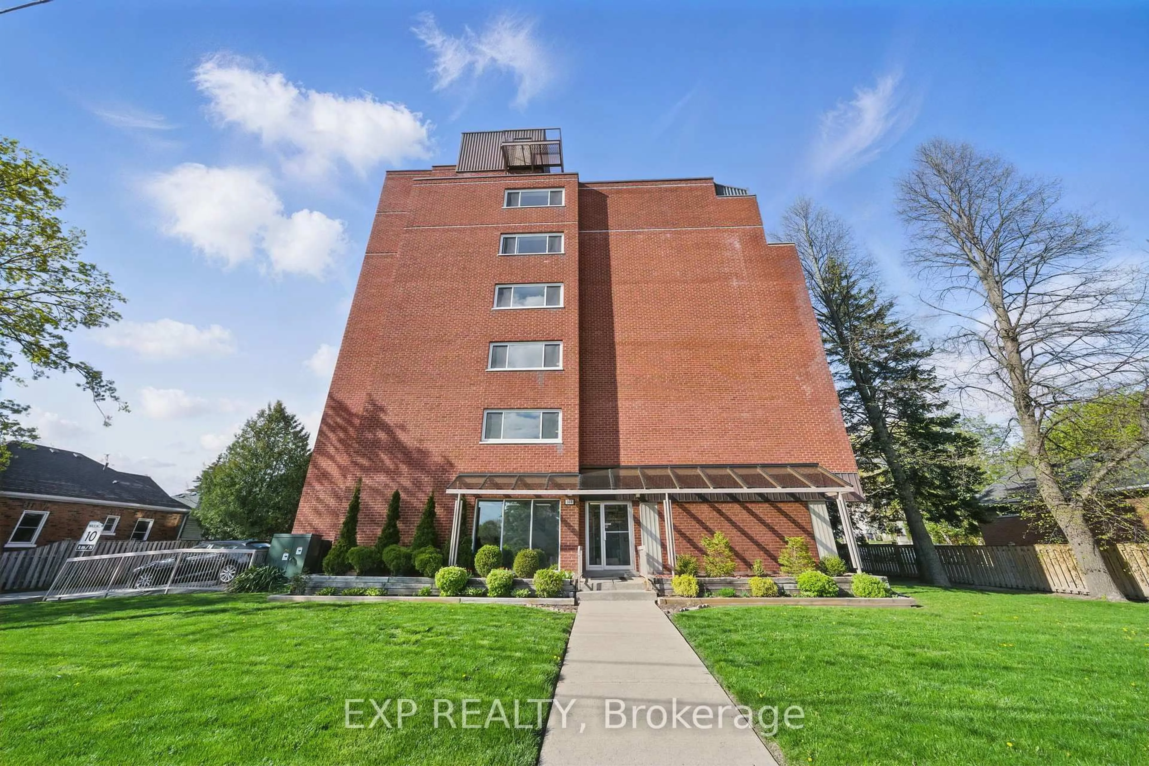 Home with brick exterior material, building for 144 Queen St #302, Clarington Ontario L1C 1M9