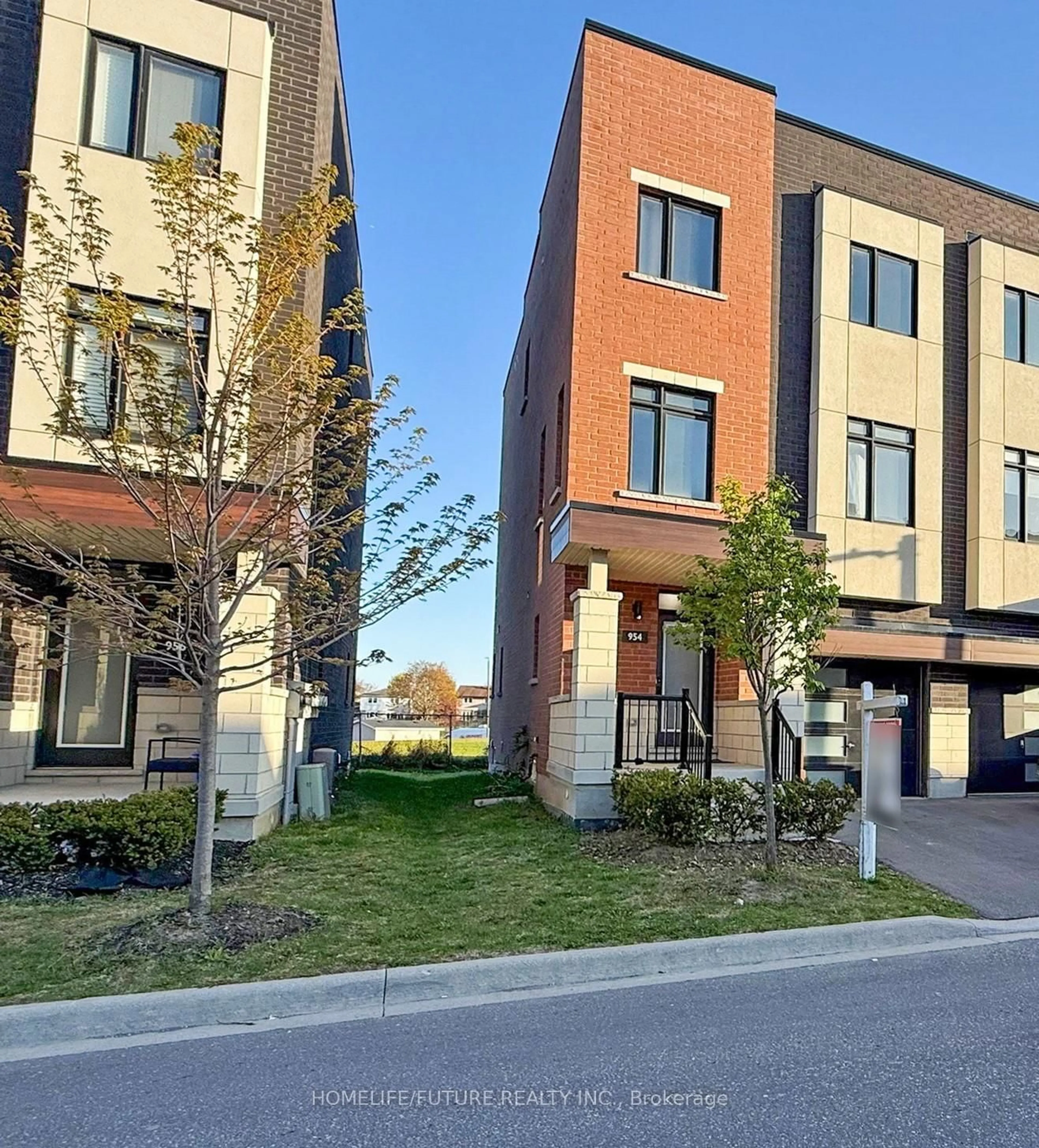 Home with brick exterior material, street for 954 Kicking Horse Path #30, Oshawa Ontario L1J 0B4