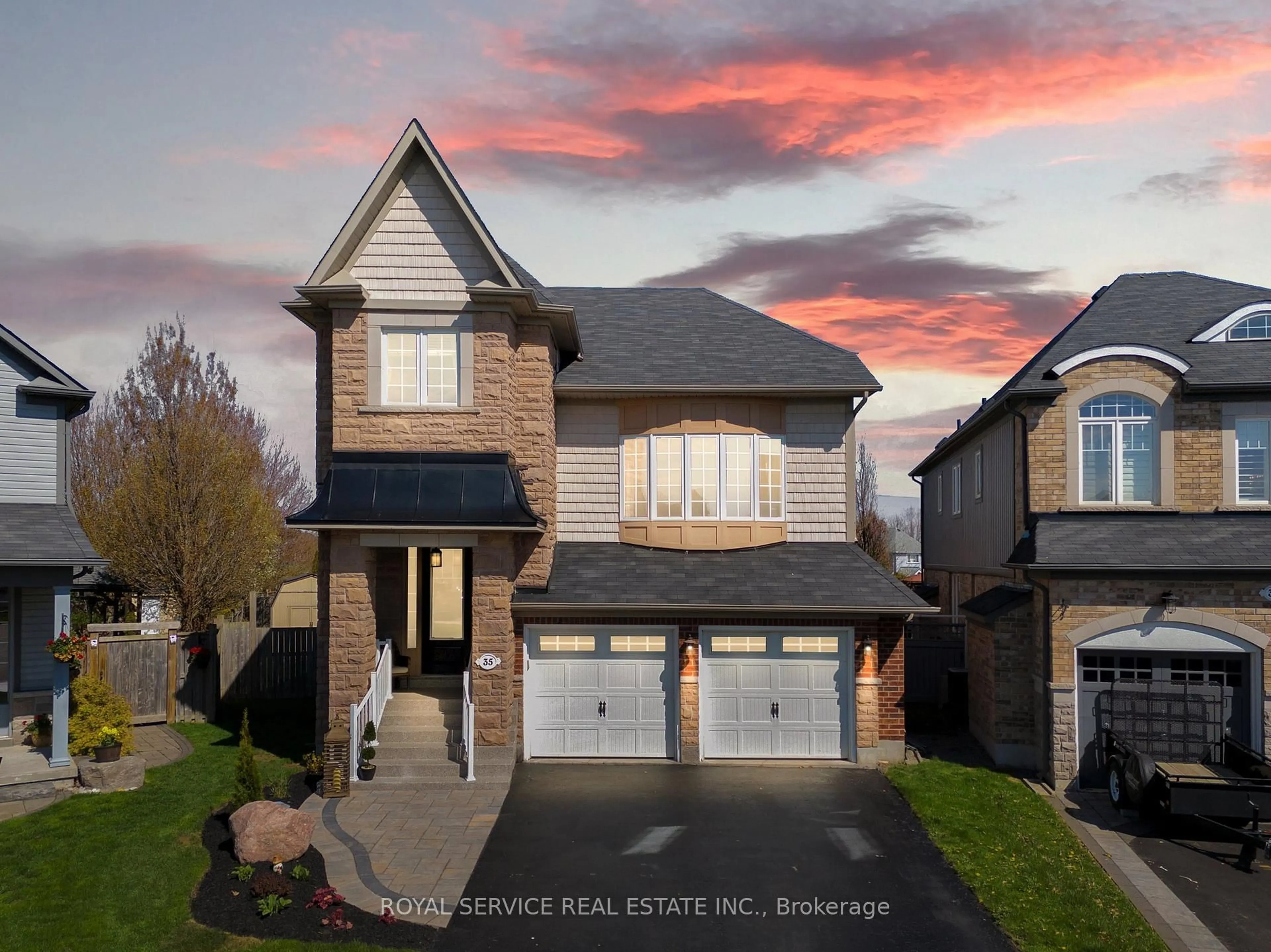 Home with brick exterior material, street for 35 Alldread Cres, Clarington Ontario L1B 0C2