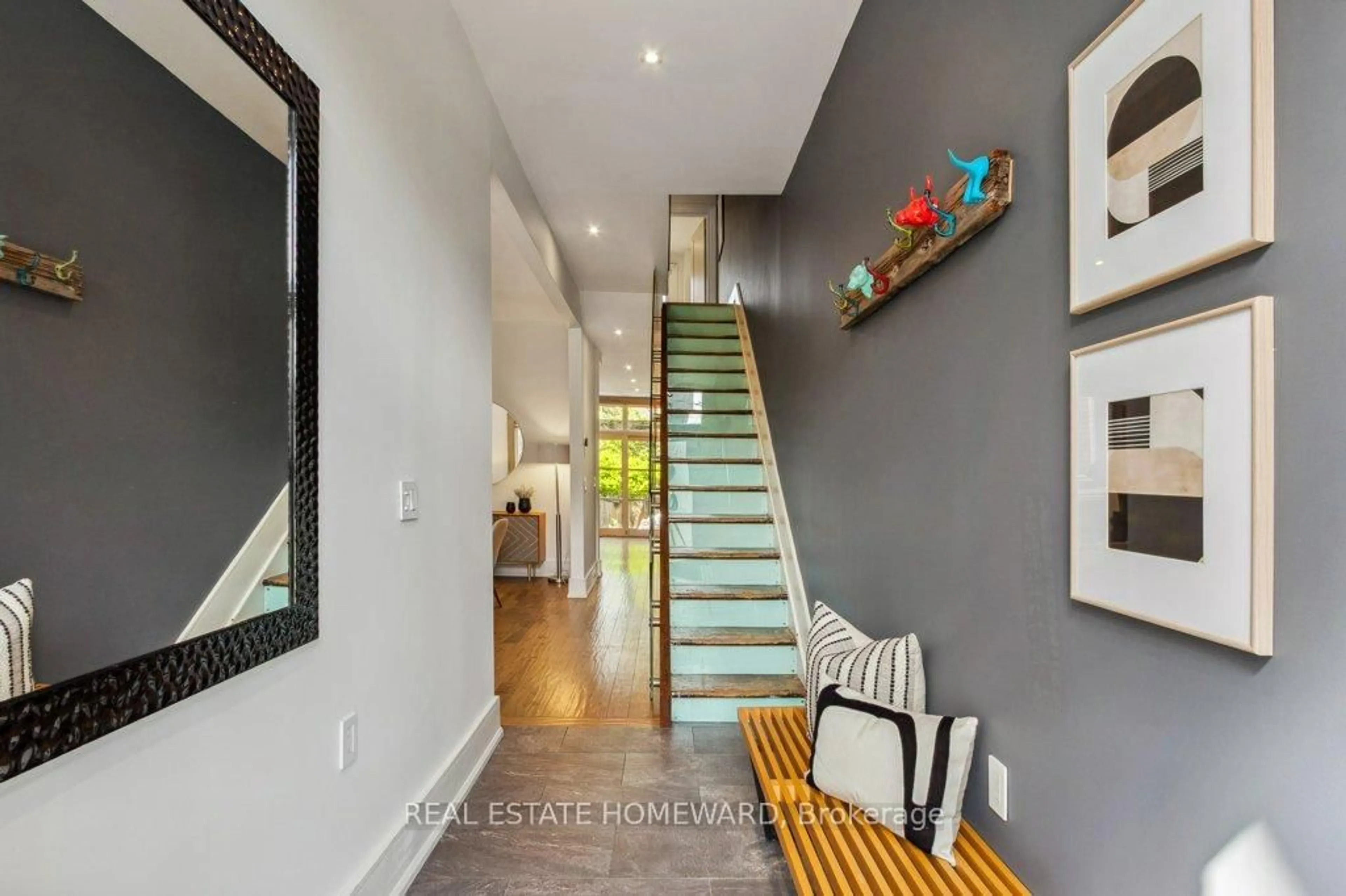 Indoor entryway for 92 Greenwood Ave, Toronto Ontario M4L 2P6