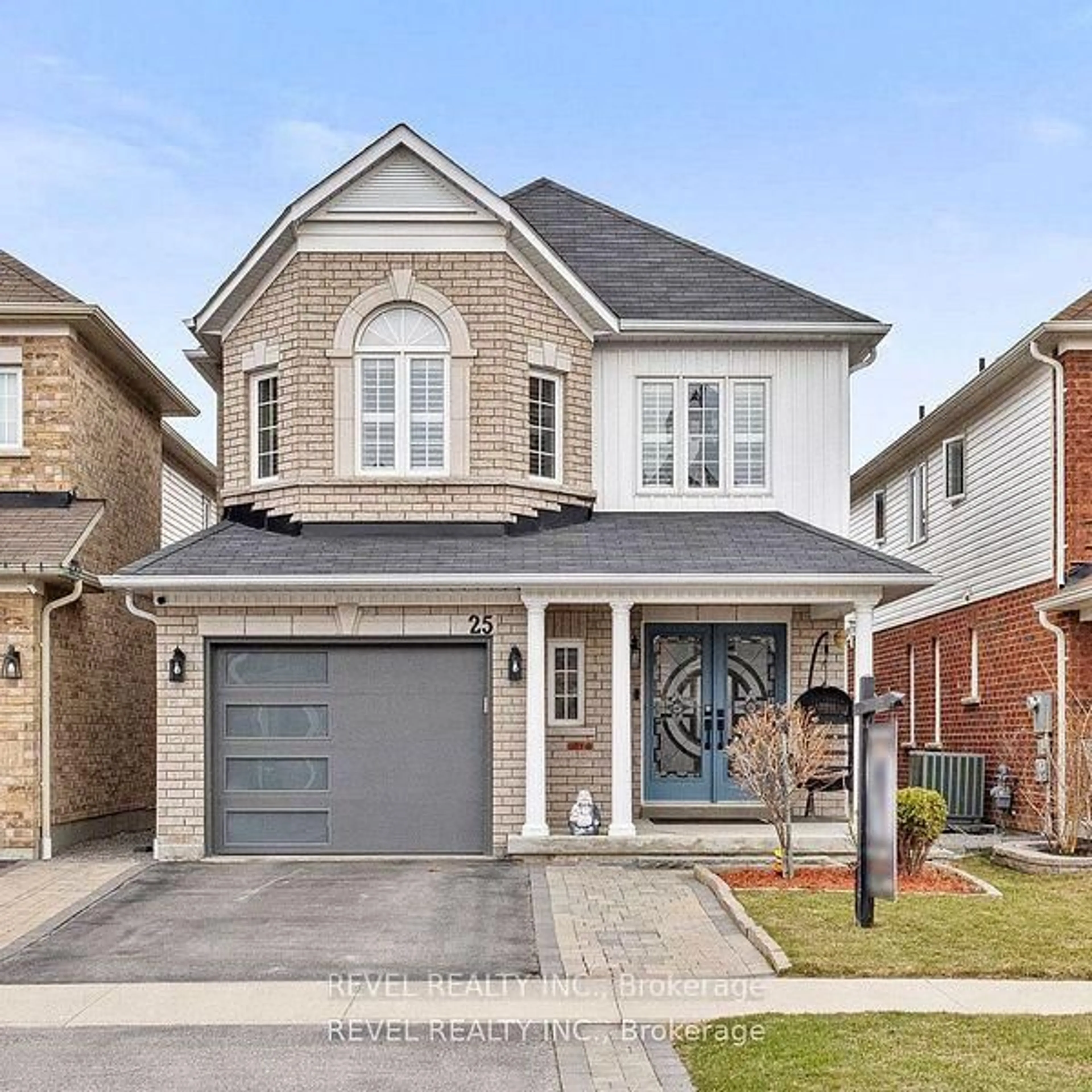 Home with brick exterior material, street for 25 Mccourt Dr, Ajax Ontario L1Z 0P4